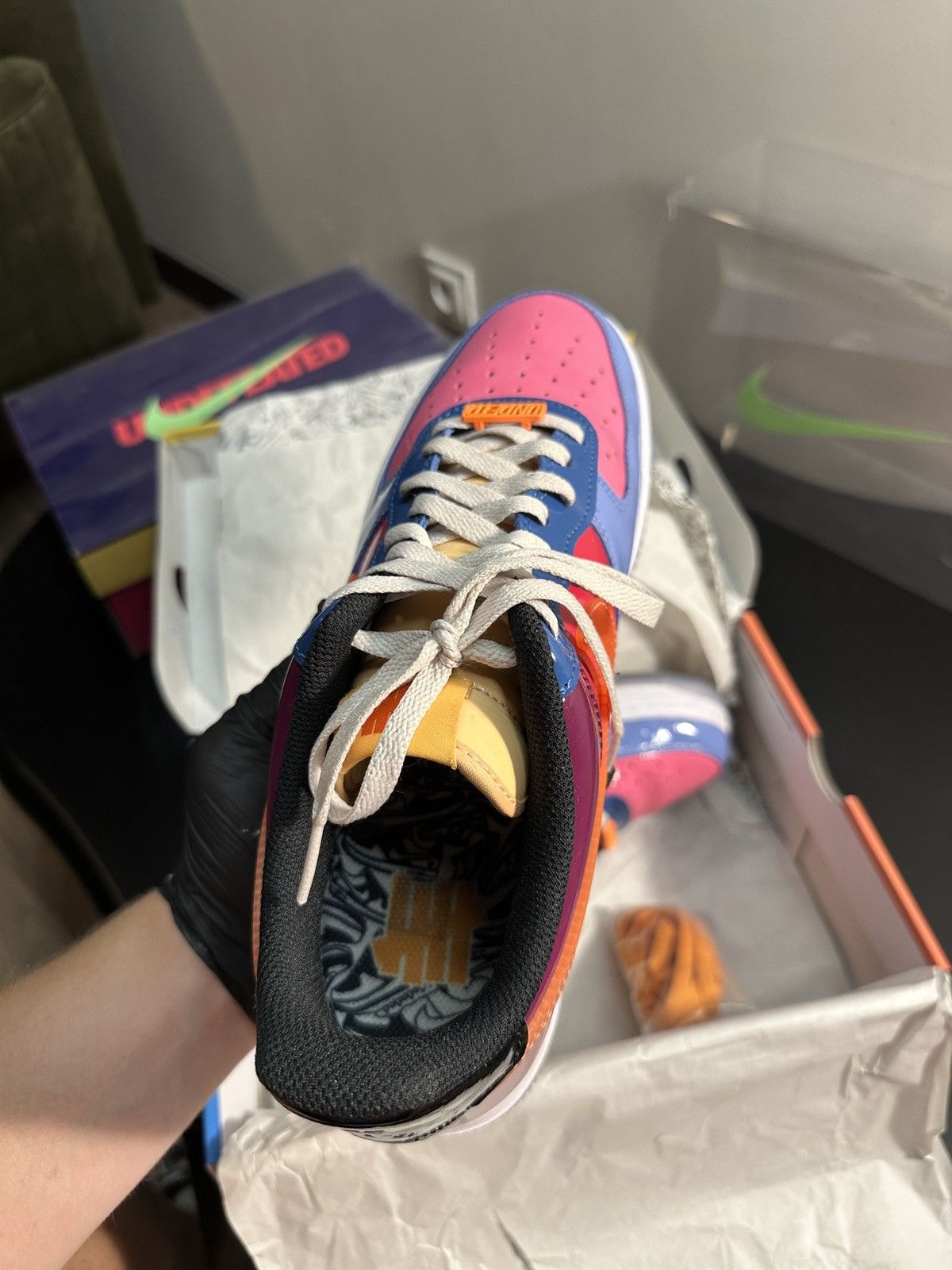 Nike × Underated Nike Air Force 1 Low SP x Undefeated Size US 10.5 / EU 43-44 - 2 Thumbnail