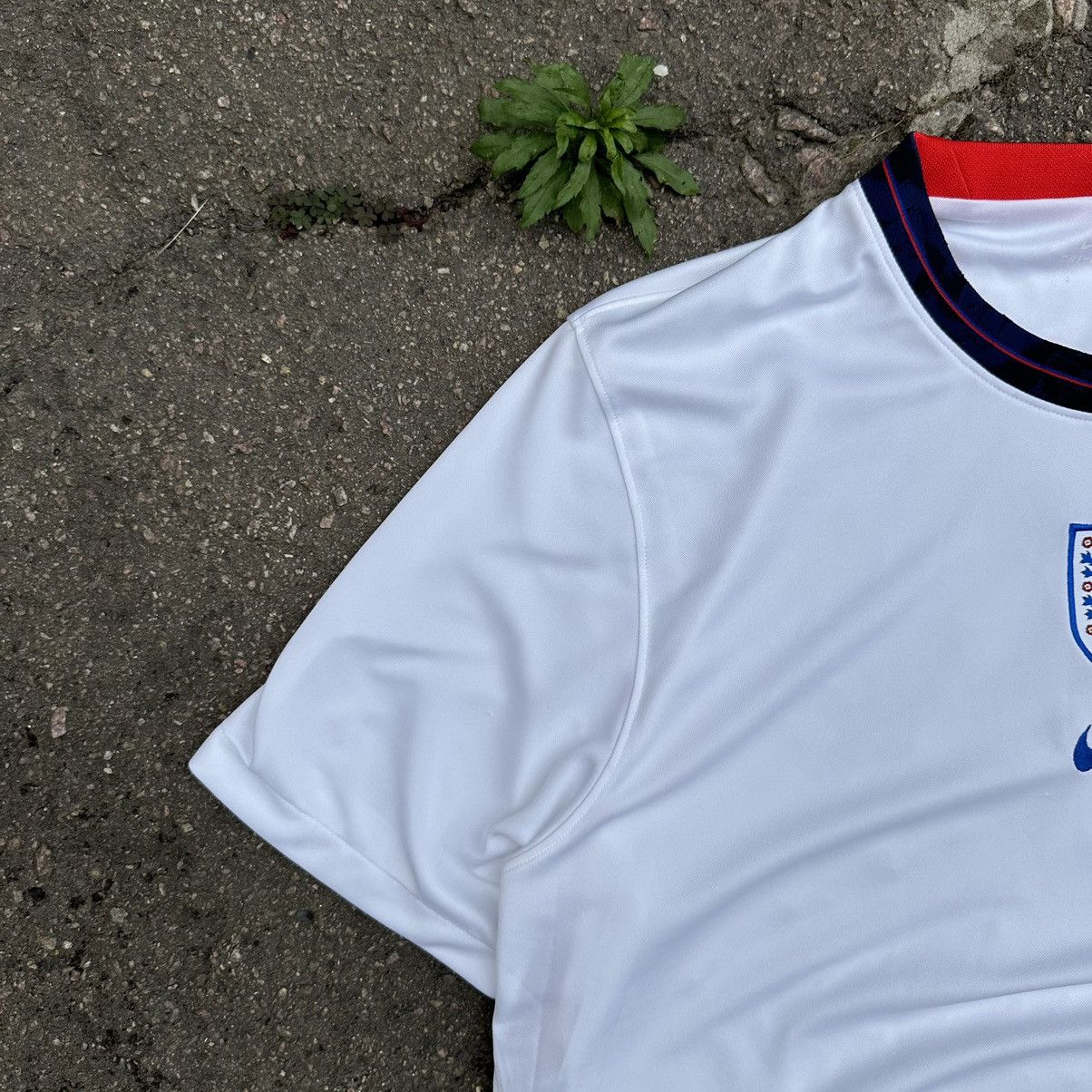 Nike × Vintage Vintage Nike England Centre Logo Big Swoosh Football Y2K 90s Size US XXL / EU 58 / 5 - 3 Thumbnail