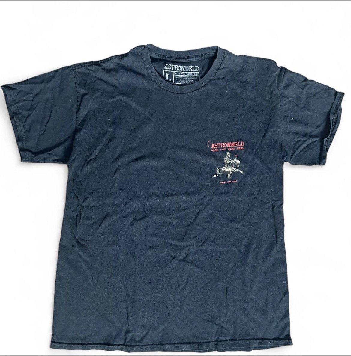 Travis Scott Travis Scott Astroworld 2018 Tour Tee Size US L / EU 52-54 / 3 - 1 Thumbnail