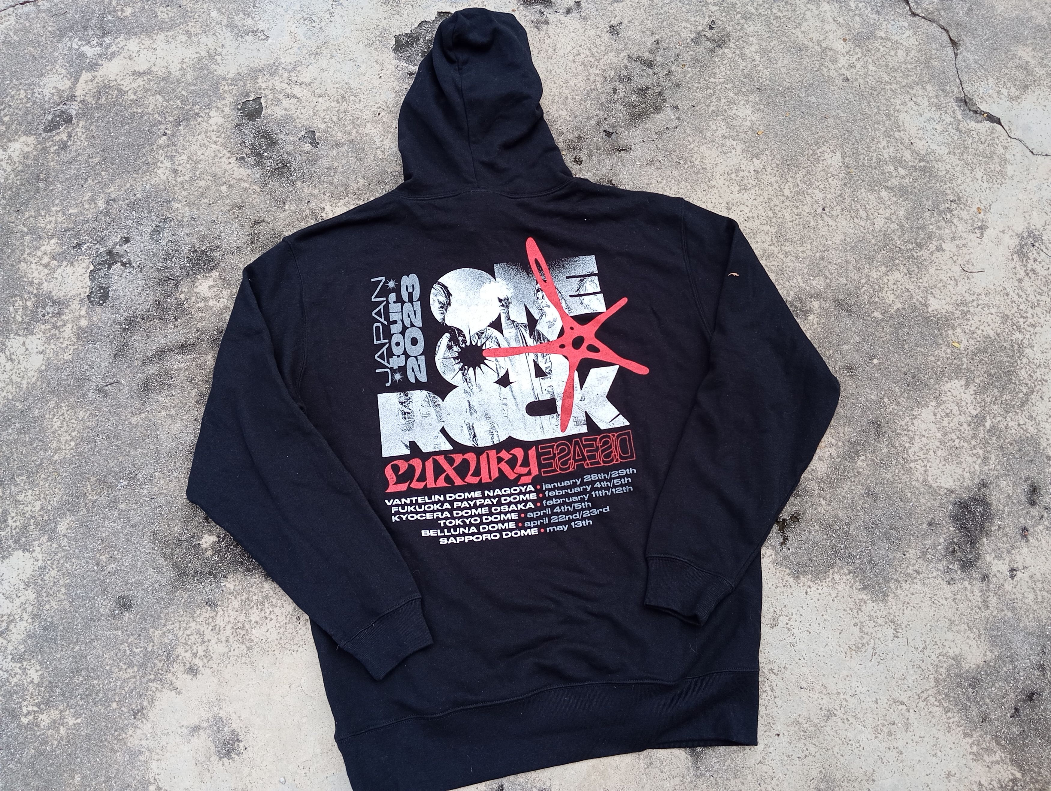 Band Tees One Ok Rock 🎸 Hoodie Pullover 2023 Luxury Disease Concert Size US XL / EU 56 / 4 - 3 Thumbnail