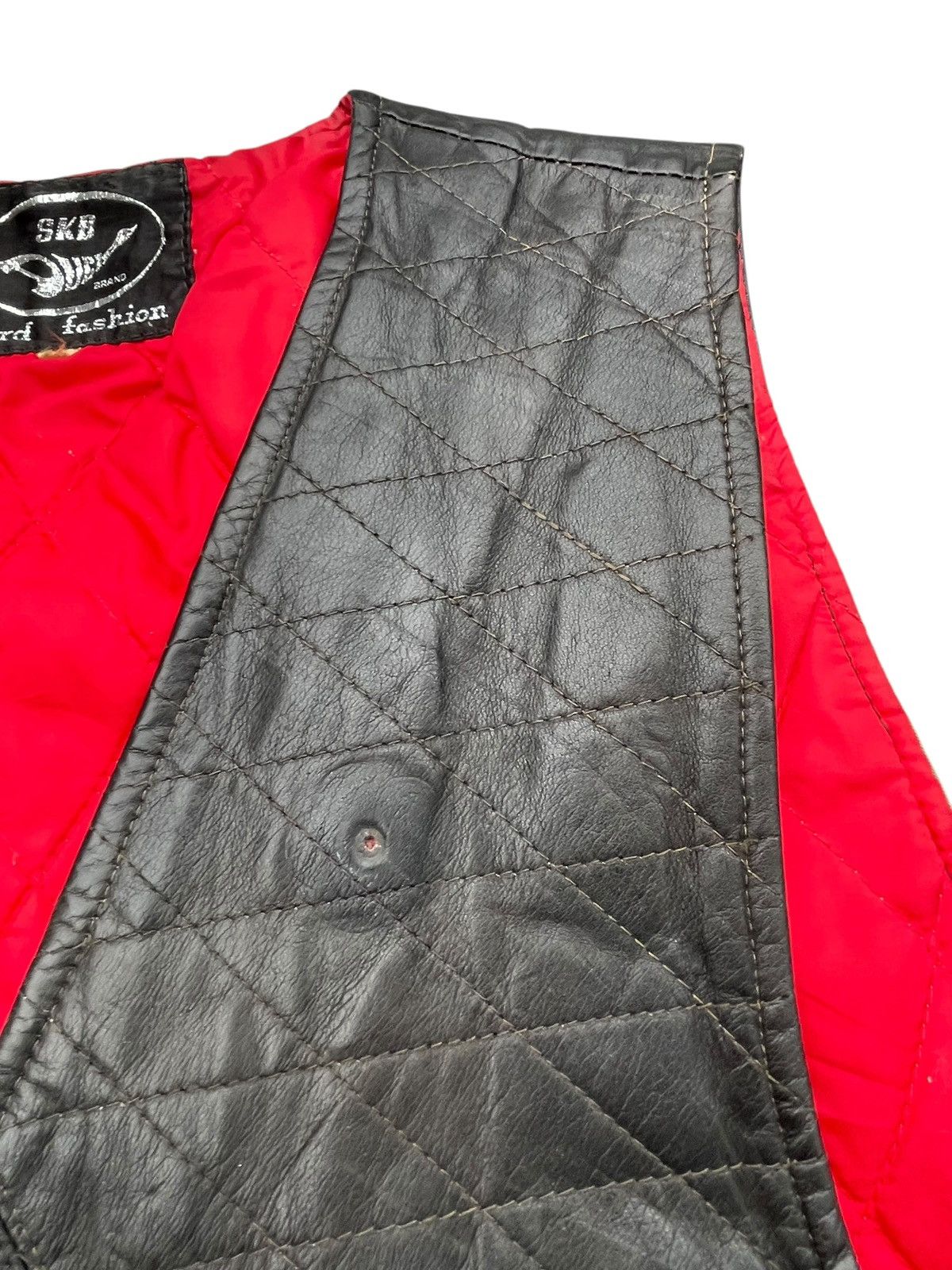 Japanese Brand Vintage SKB Duck Brand Leather Vest Size US M / EU 48-50 / 2 - 4 Thumbnail