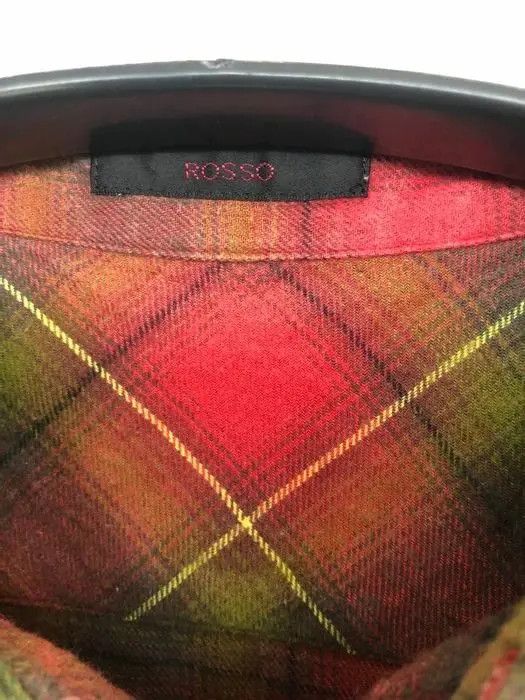 Flannel × Vintage Vintage Rosso Plaid Tartan Button Up Shirt Size US M / EU 48-50 / 2 - 3 Thumbnail