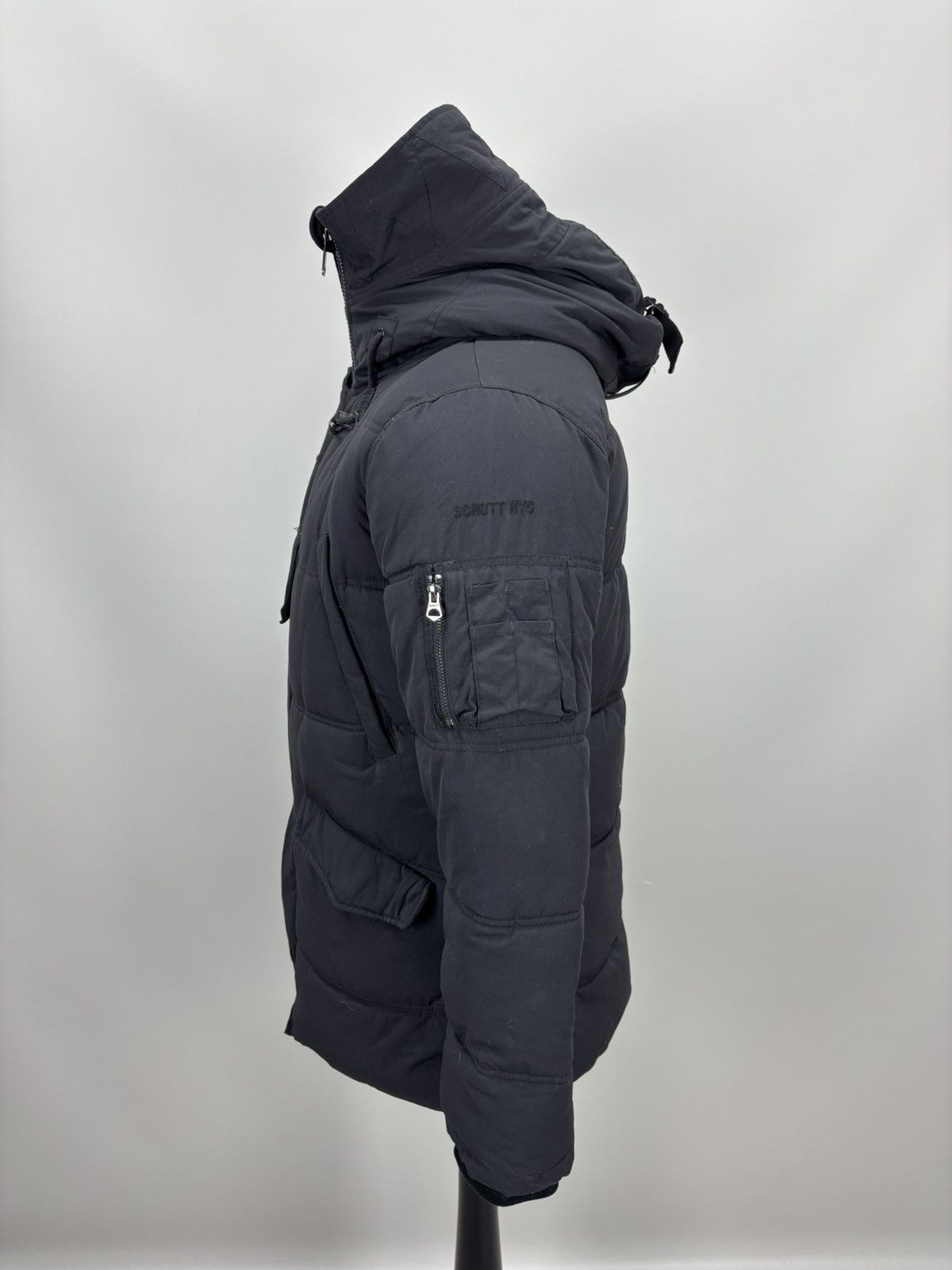 Schott Mens parka Schott NYC Size S Color Black Size US S / EU 44-46 / 1 - 10 Thumbnail