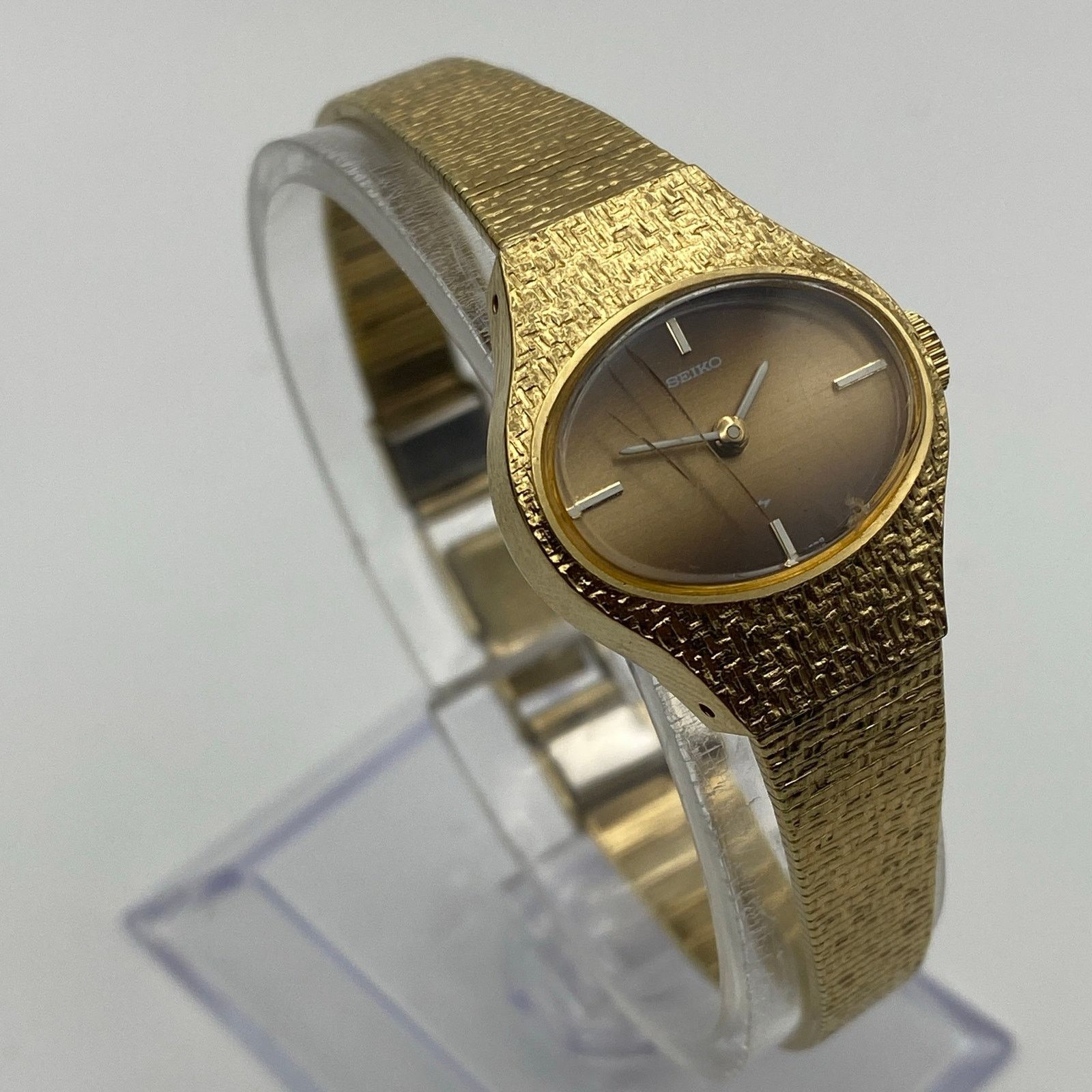 Seiko Vintage Seiko 5421-5279 Gold Tone Womens Watch! New 