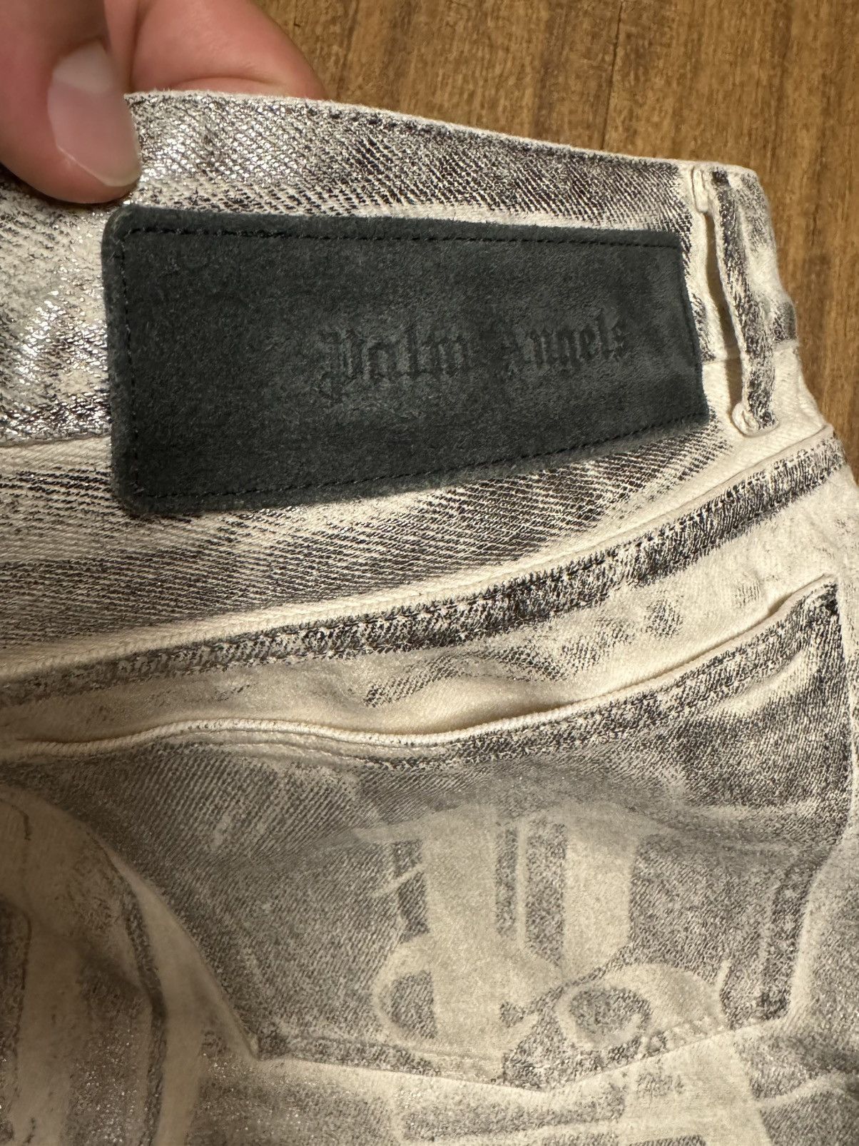 Palm Angels PALM ANGELS METALLIC DENIM Size US 36 / EU 52 - 5 Thumbnail