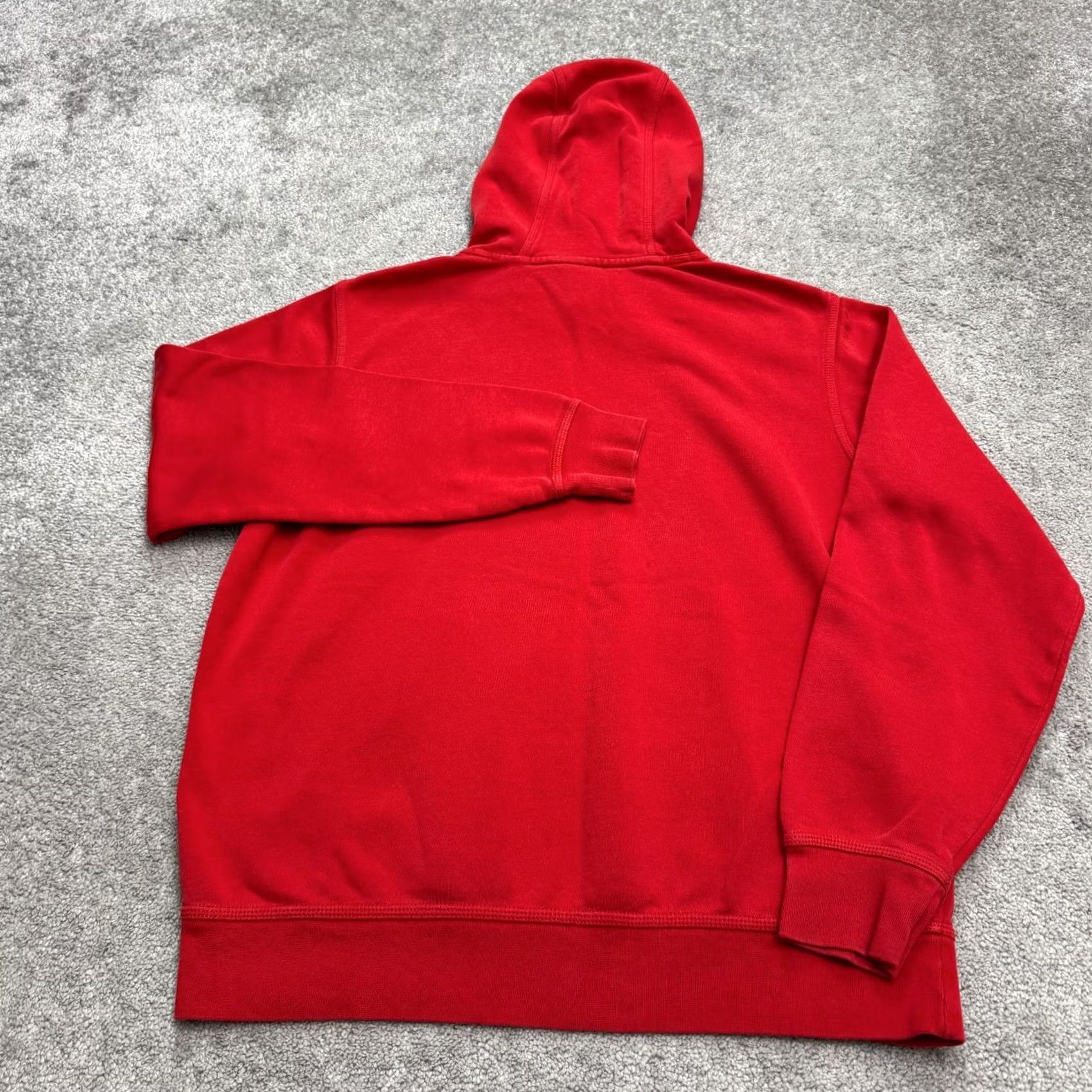 Nike Nike Hoodie Pullover Sweatshirt Mens Large Red Fleece Swoosh Activewear Athletic Size US L / EU 52-54 / 3 - 2 Thumbnail