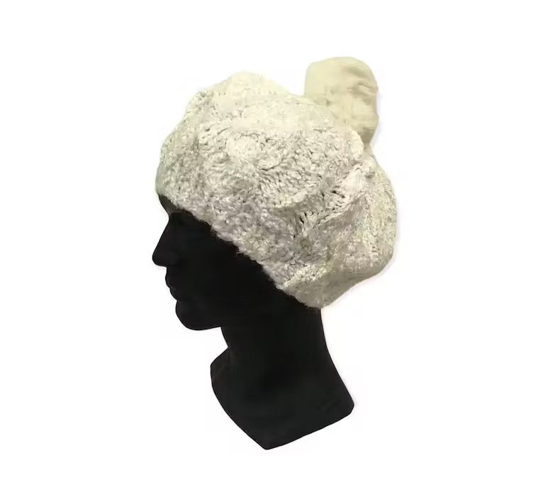 image of Knit Bobble Beanie Hat, Men's