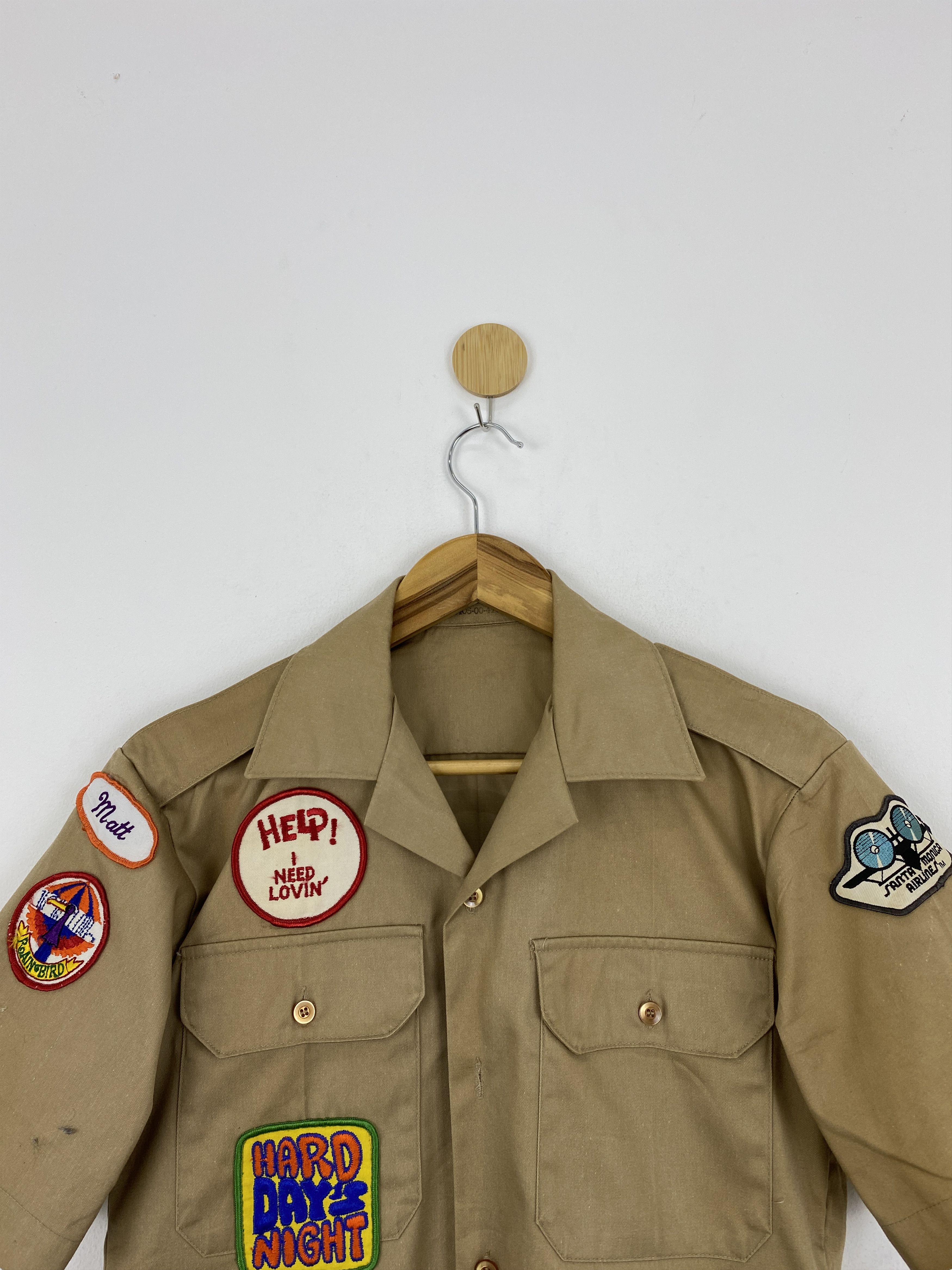 Vintage Vintage Military Full Patches Button Up Shirt J1797 Size US S / EU 44-46 / 1 - 2 Thumbnail