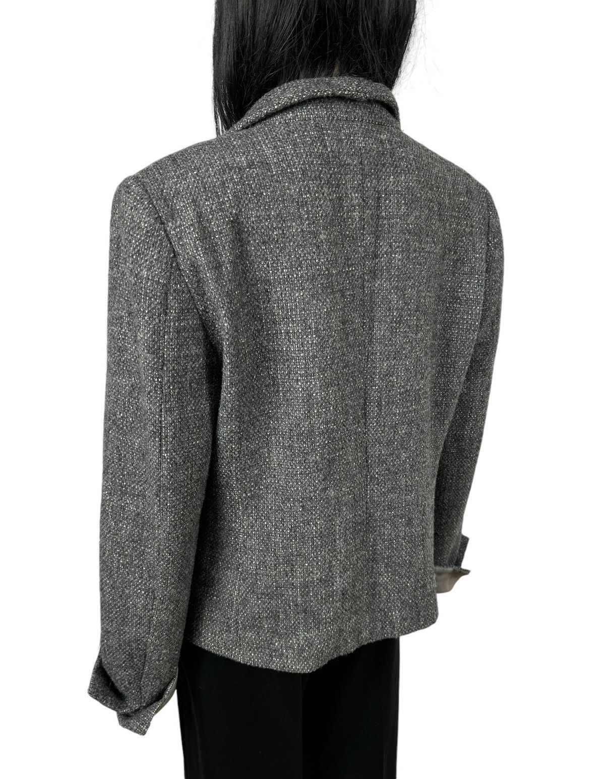 Max Mara Max Mara Lana Wool Tweed Blazer size IT48 US14 Size XL / US 12-14 / IT 48-50 - 6 Thumbnail