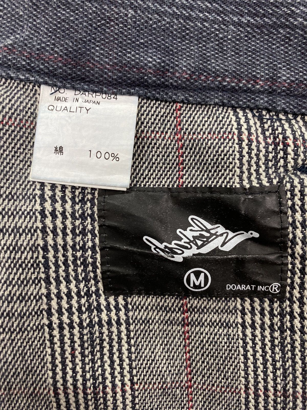 Japanese Brand Doarat Plaid Denim Trouser Size US 32 / EU 48 - 13 Thumbnail