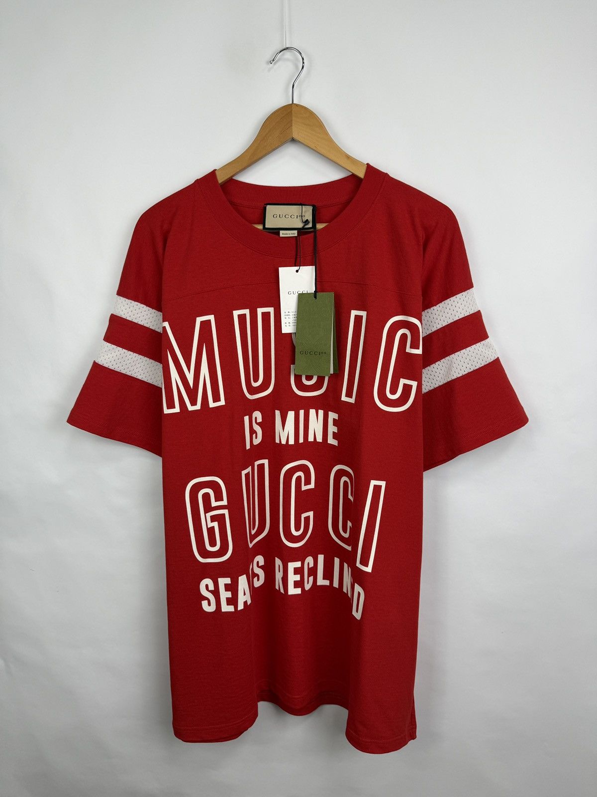 Gucci 🇮🇹 Gucci Gucci Music Is Mine T-Shirt Sony Music Made in Italy Size US XL / EU 56 / 4 - 4 Thumbnail