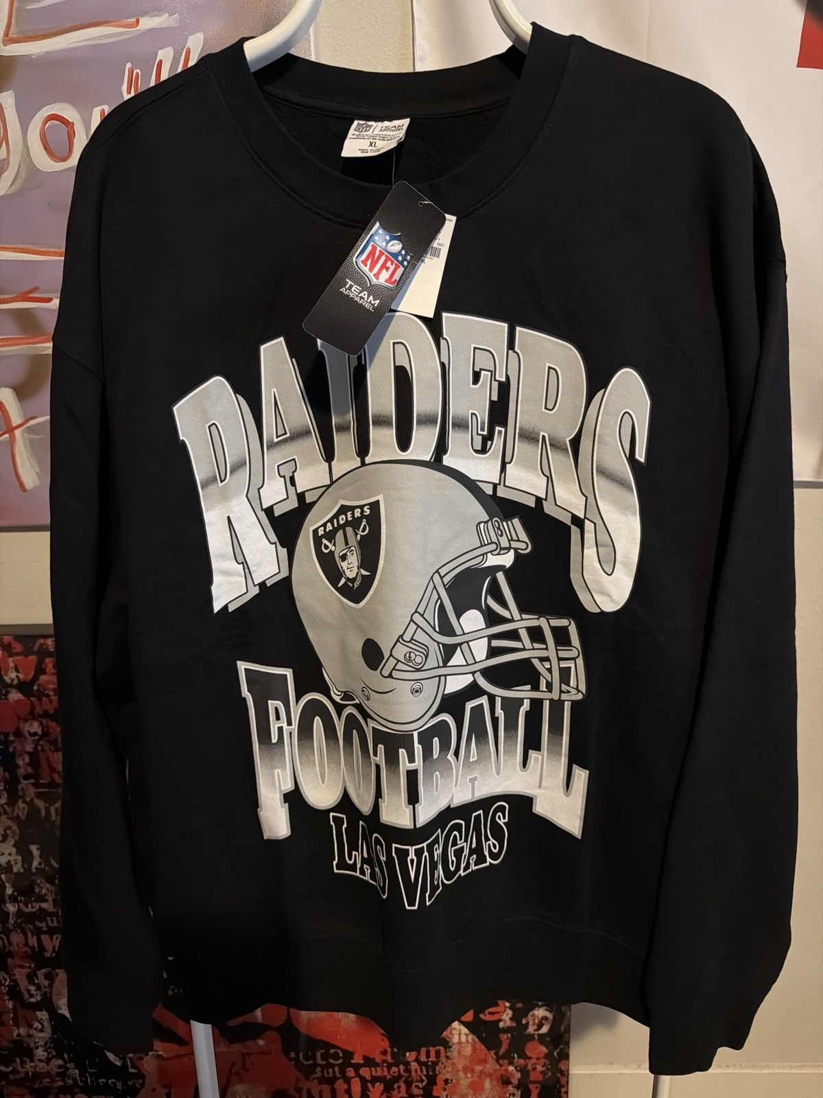 NFL Raiders Crewneck 90’s style Size US XL / EU 56 / 4 - 1 Thumbnail