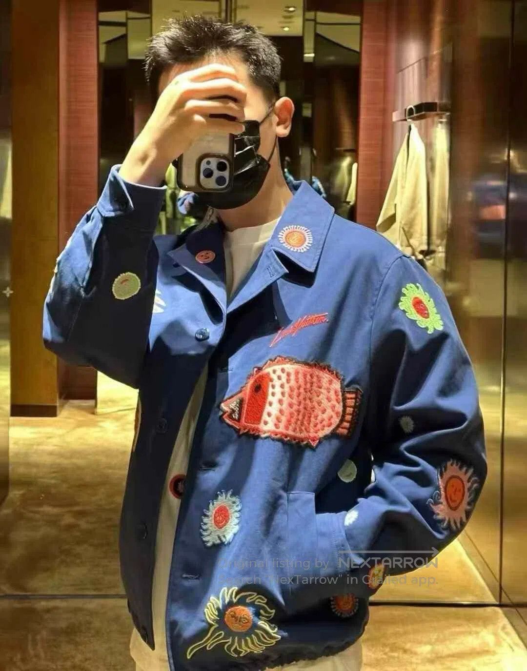 Louis Vuitton Louis Vuitton x Kusama SS23 Embroidered Jacket. Size US M / EU 48-50 / 2 - 9 Thumbnail