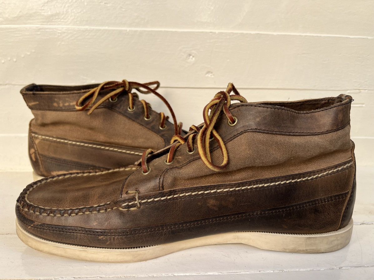 Red Wing Red Wing boots Wabasha 9191 Leather Waxed canvas Made in USA Size US 11.5 / EU 44-45 - 9 Thumbnail