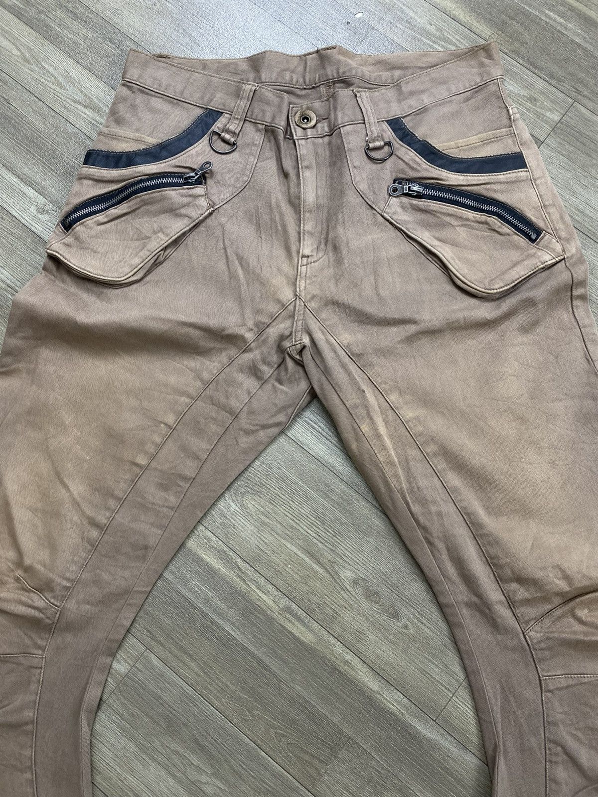 PPFM Vintage PPFM J Cut Off Distressed Punk Lgb Faded Pants Y2K Size US 32 / EU 48 - 4 Thumbnail