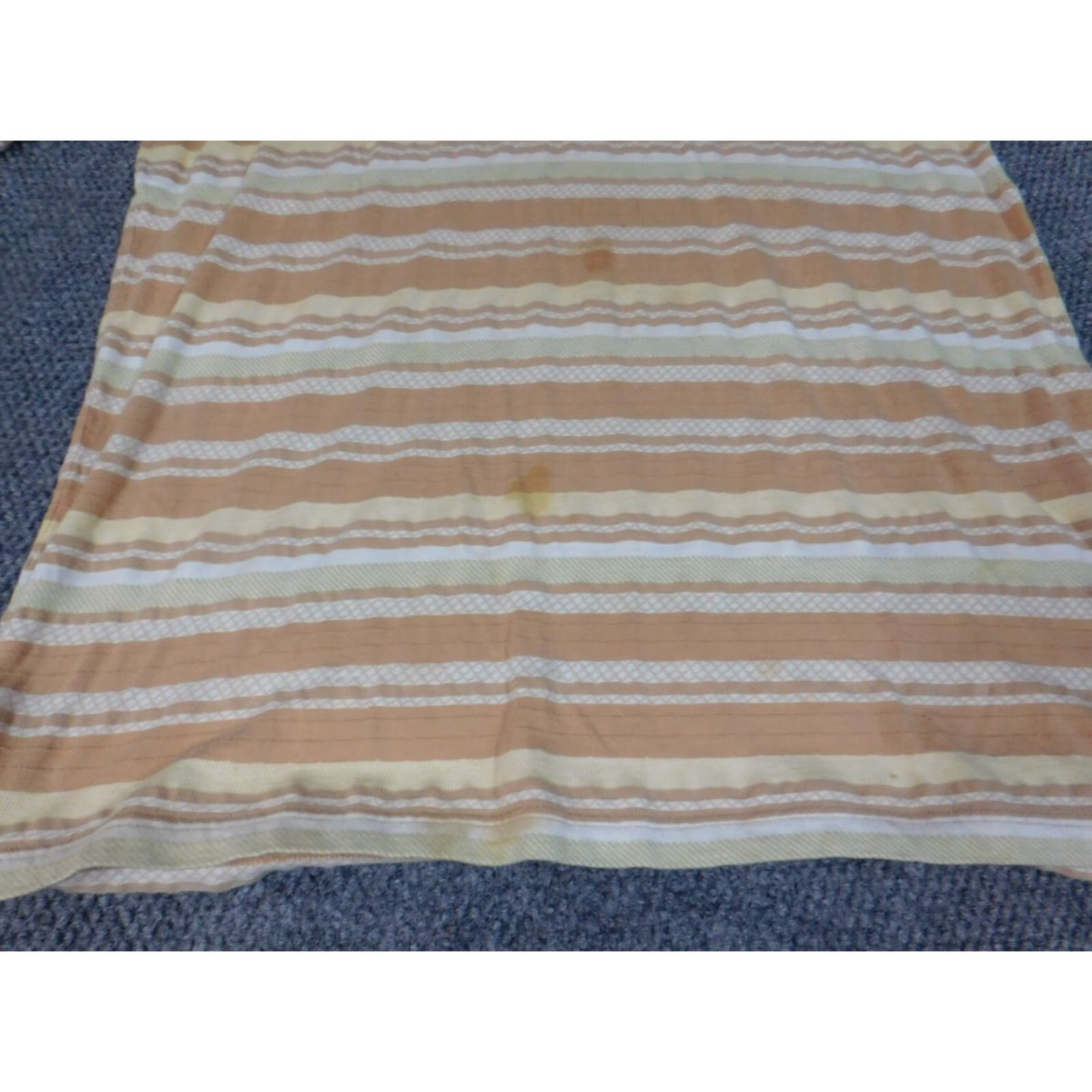 Enyce Enyce Polo Shirt XL Regular Beige Striped Button Short Sleeve Logo Knit Cotton Men Casual Vintage No Size US XL / EU 56 / 4 - 5 Thumbnail