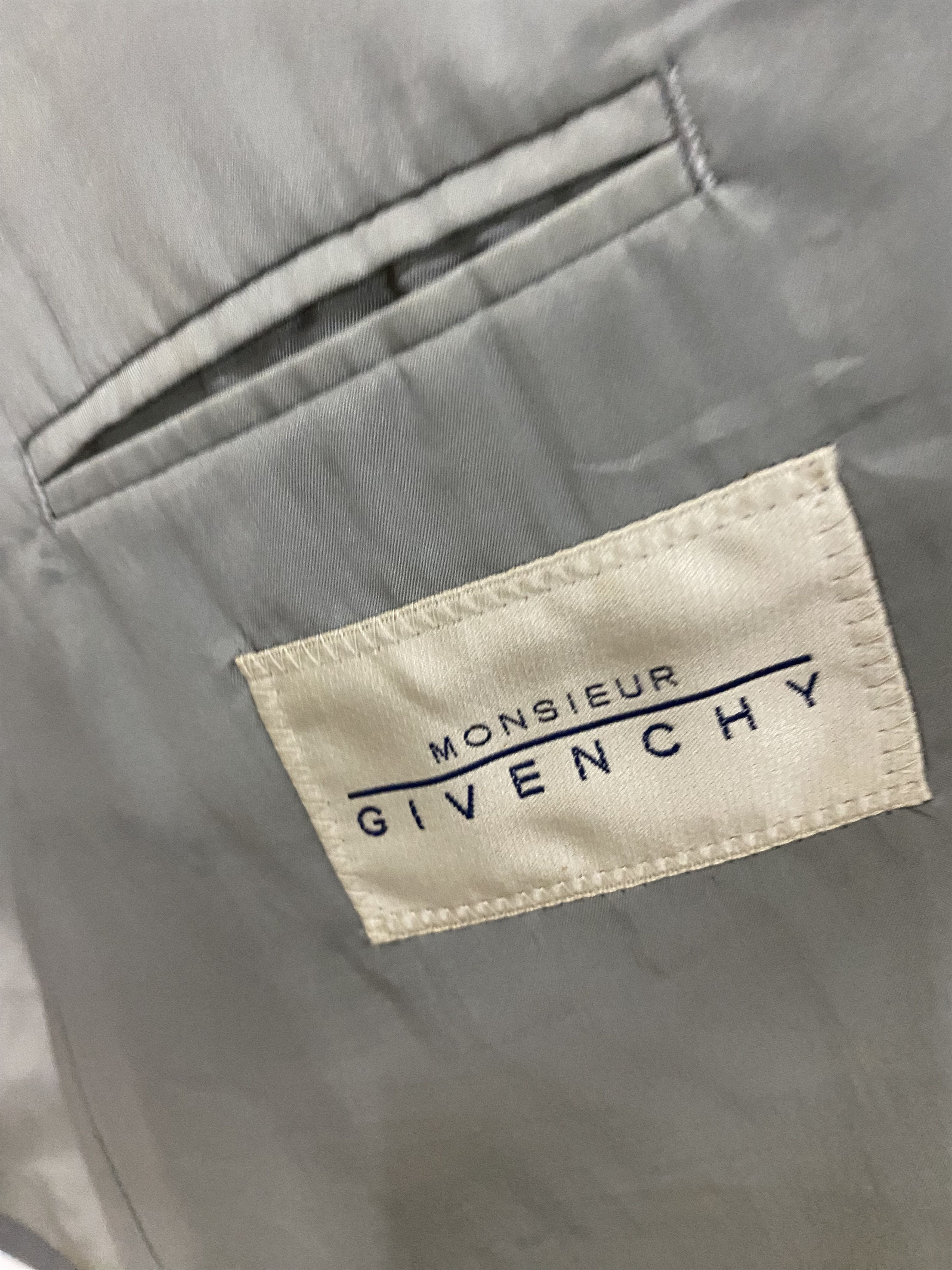Givenchy Vintage Givenchy Men Blazer Coat Size 46R - 5 Thumbnail