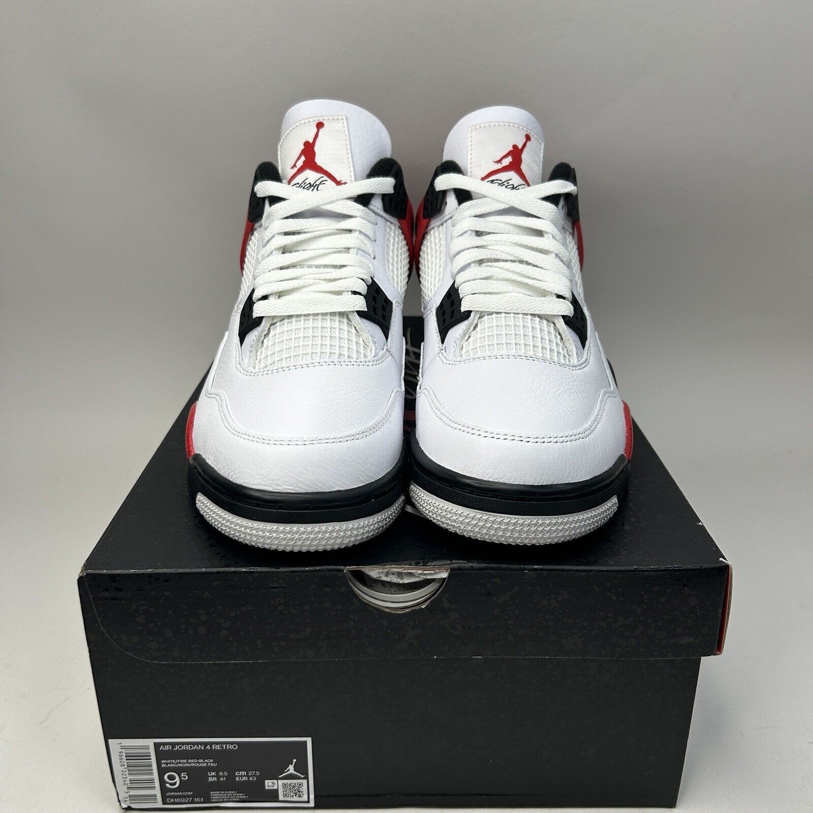 Jordan Brand Nike Air Jordan 4 Retro “Red Cement” 2023 Size US 9.5 / EU 42-43 - 2 Thumbnail