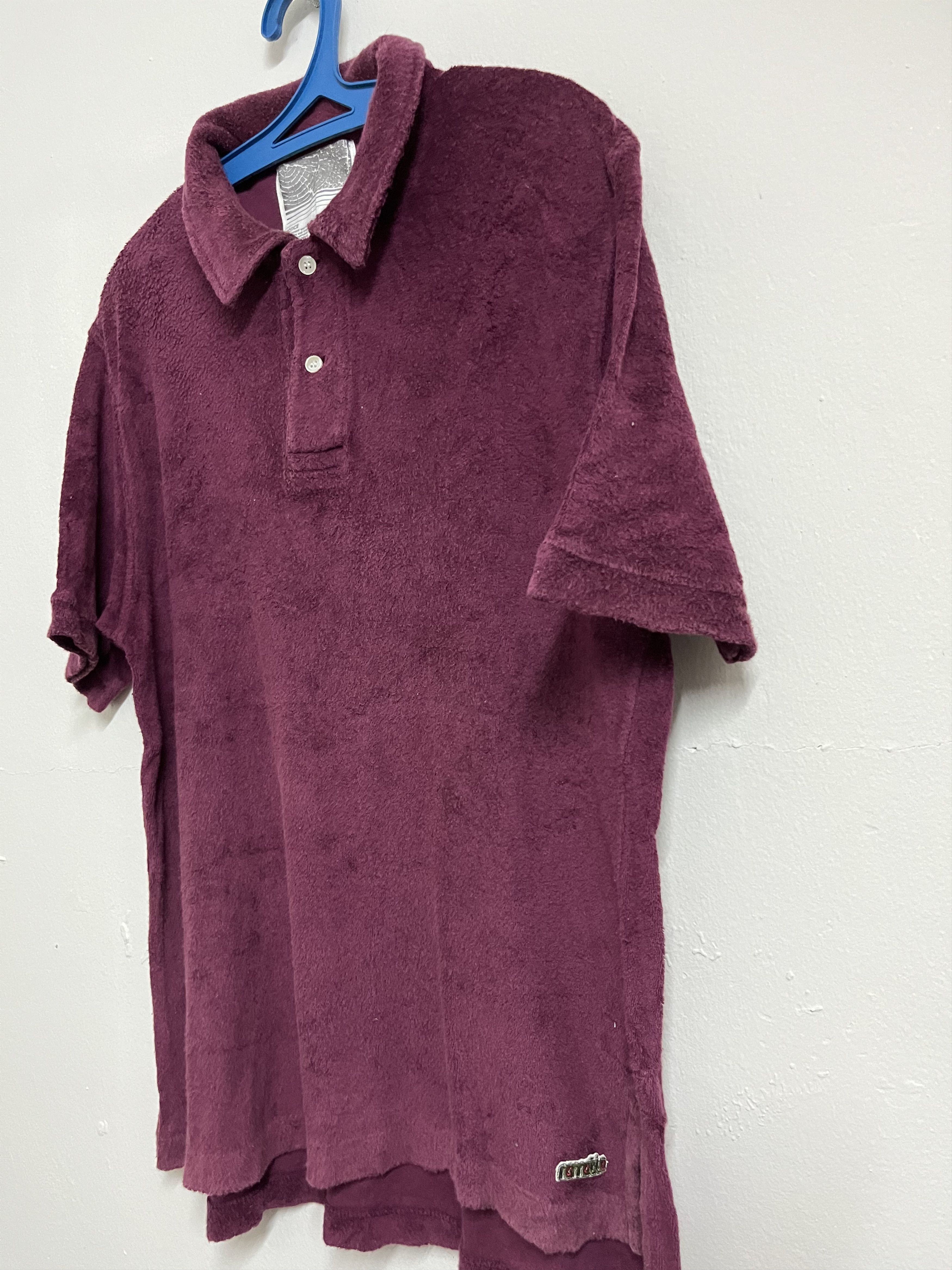Nonnative 🔥 RARE DESIGN MAROON NONNATIVE VELVET POLO SHIRTS Size US L / EU 52-54 / 3 - 3 Thumbnail