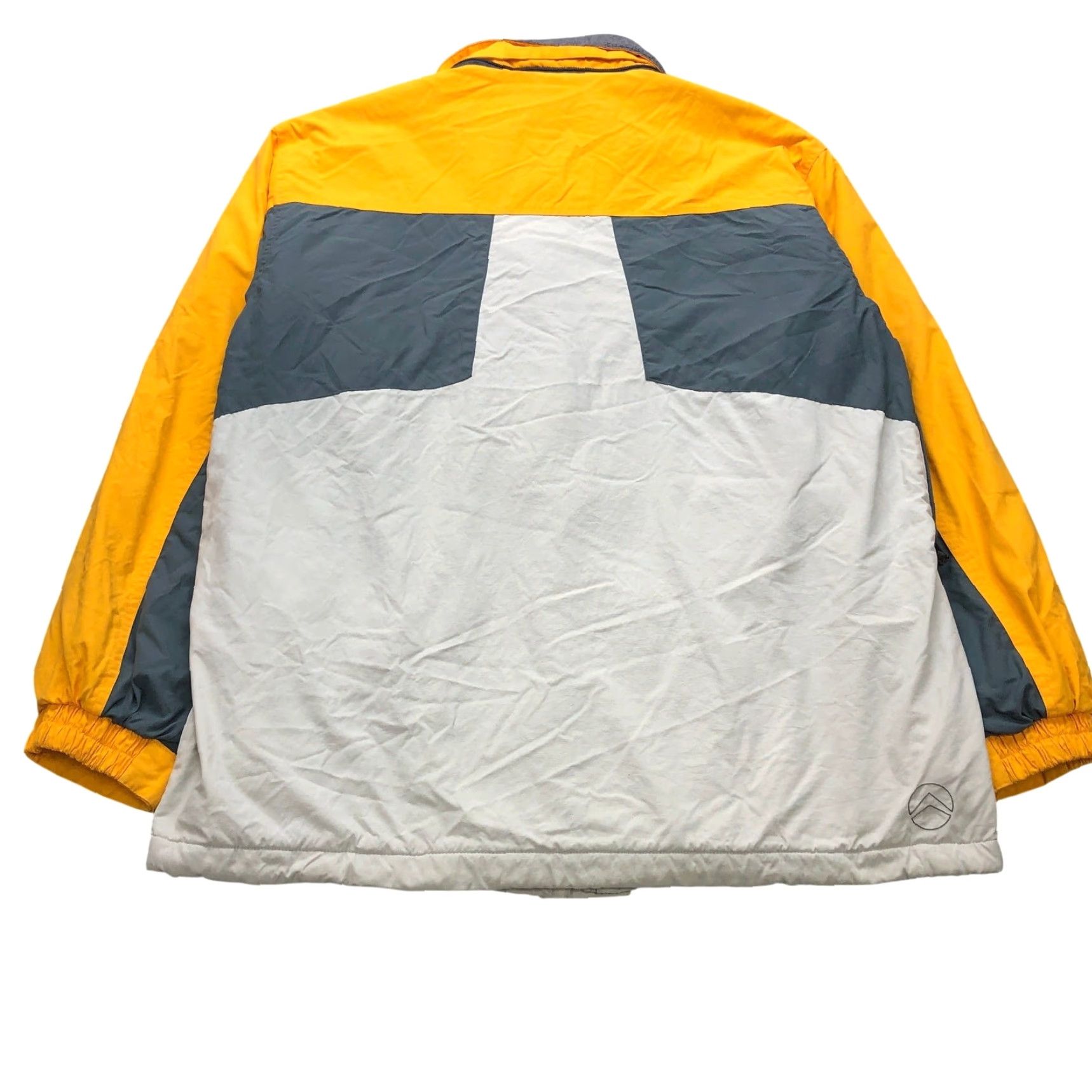 American Eagle Outfitters VINTAGE American Eagle Outfitters AE Superpipe Jacket Ski Snow Medium Mens Yellow Gray Full Zip Pockets 2-Tone Nylon Fleece Lined Winter Winterized Size US M / EU 48-50 / 2 - 2 Thumbnail
