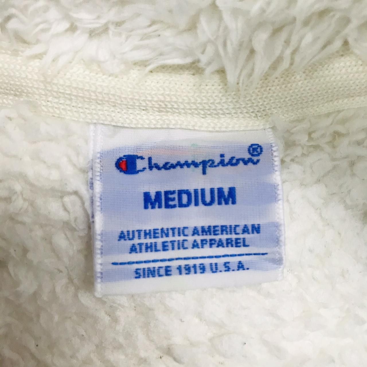 Champion Vtg CHAMPION Fleece Sweater Jumper Pullover Streetwear Size M / US 6-8 / IT 42-44 - 4 Thumbnail