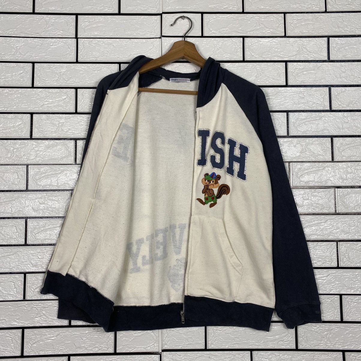 Japanese Brand 📌Vintage Zipper Hoodie Rough Union Made Big Logo Size US M / EU 48-50 / 2 - 15 Thumbnail