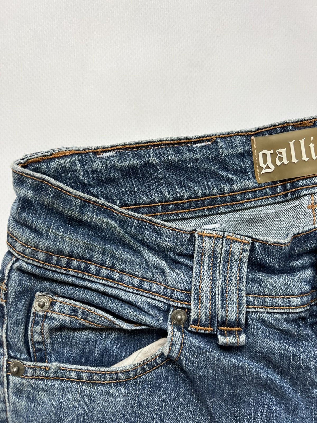 John Galliano Galliano Blue Denim Pants Jeans Womens Classic Size 27" / US 4 / IT 40 - 8 Thumbnail
