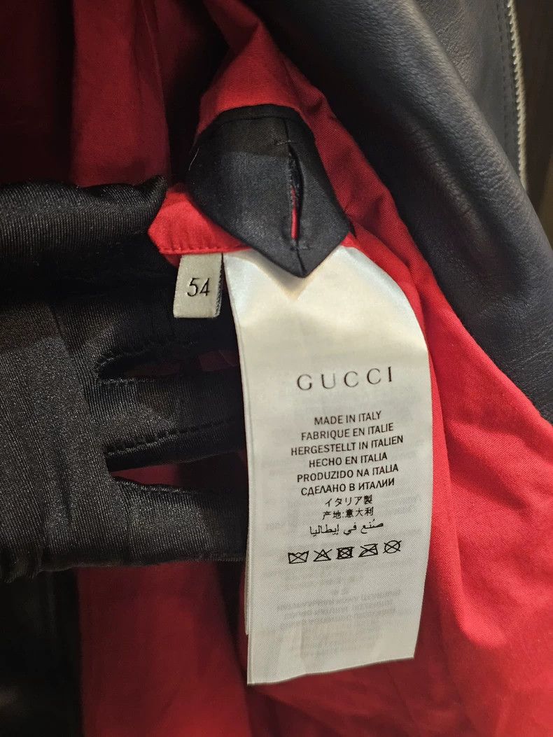 Gucci Gucci Dark blue functional deconstructed jacket leather jac Size US M / EU 48-50 / 2 - 7 Thumbnail