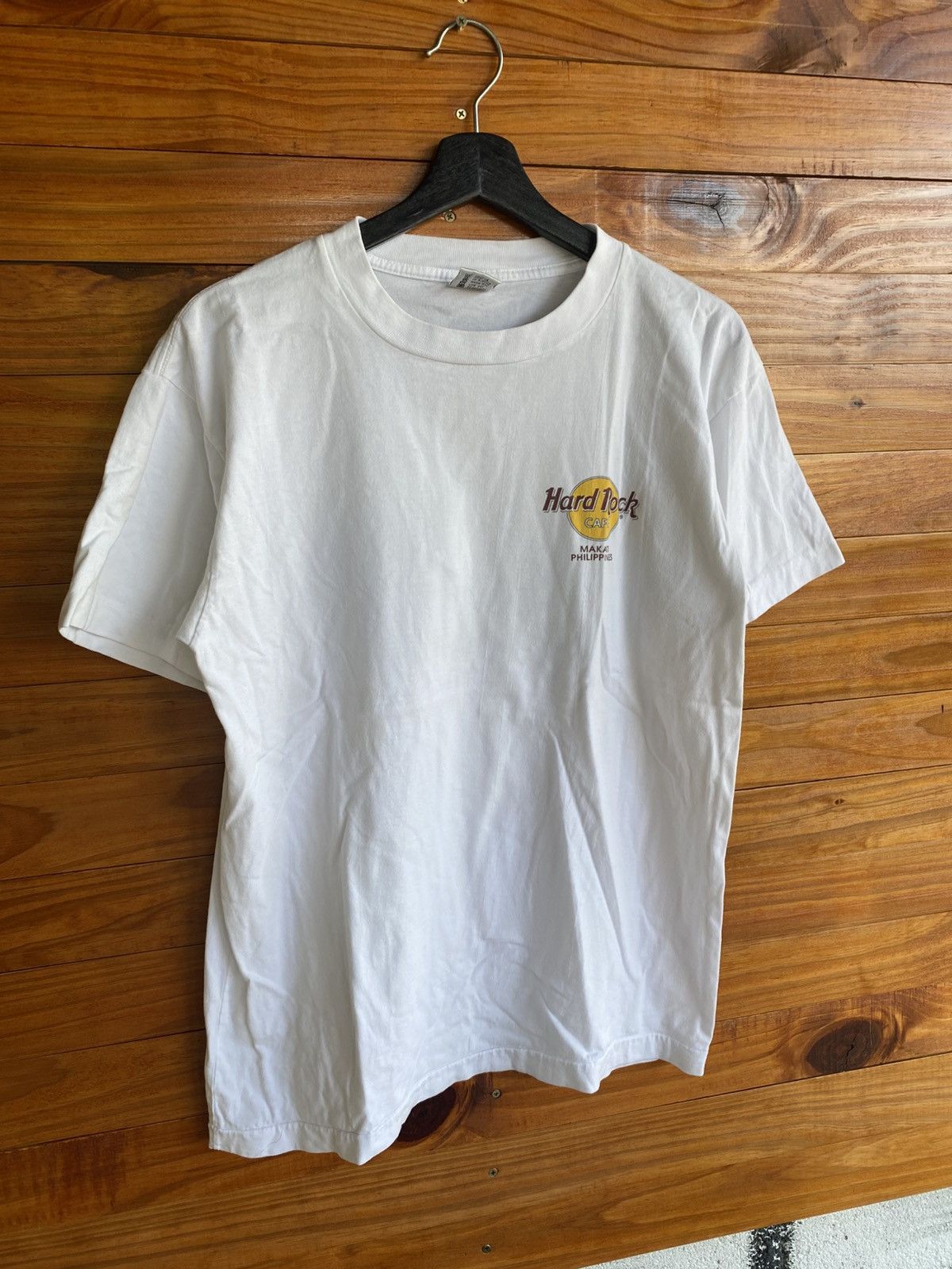 Hard Rock Cafe Vintage Hard Rock Cafe Makati Philippines T-Shirt 1990s Whit Size US M / EU 48-50 / 2 - 9 Thumbnail
