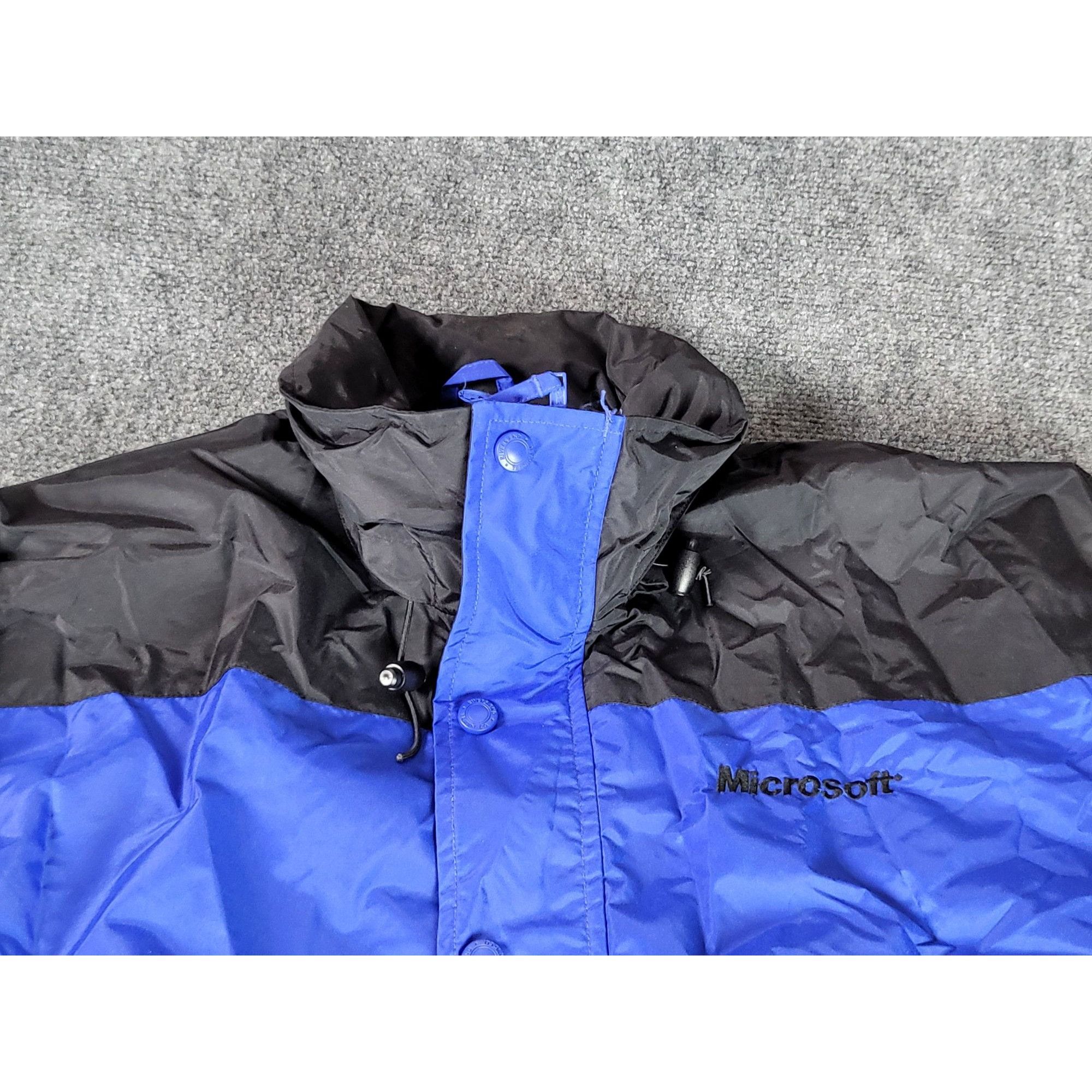 Microsoft Microsoft Rivers End Dry Wear Jacket Men Sz L Blue Black Wat Size US L / EU 52-54 / 3 - 3 Thumbnail
