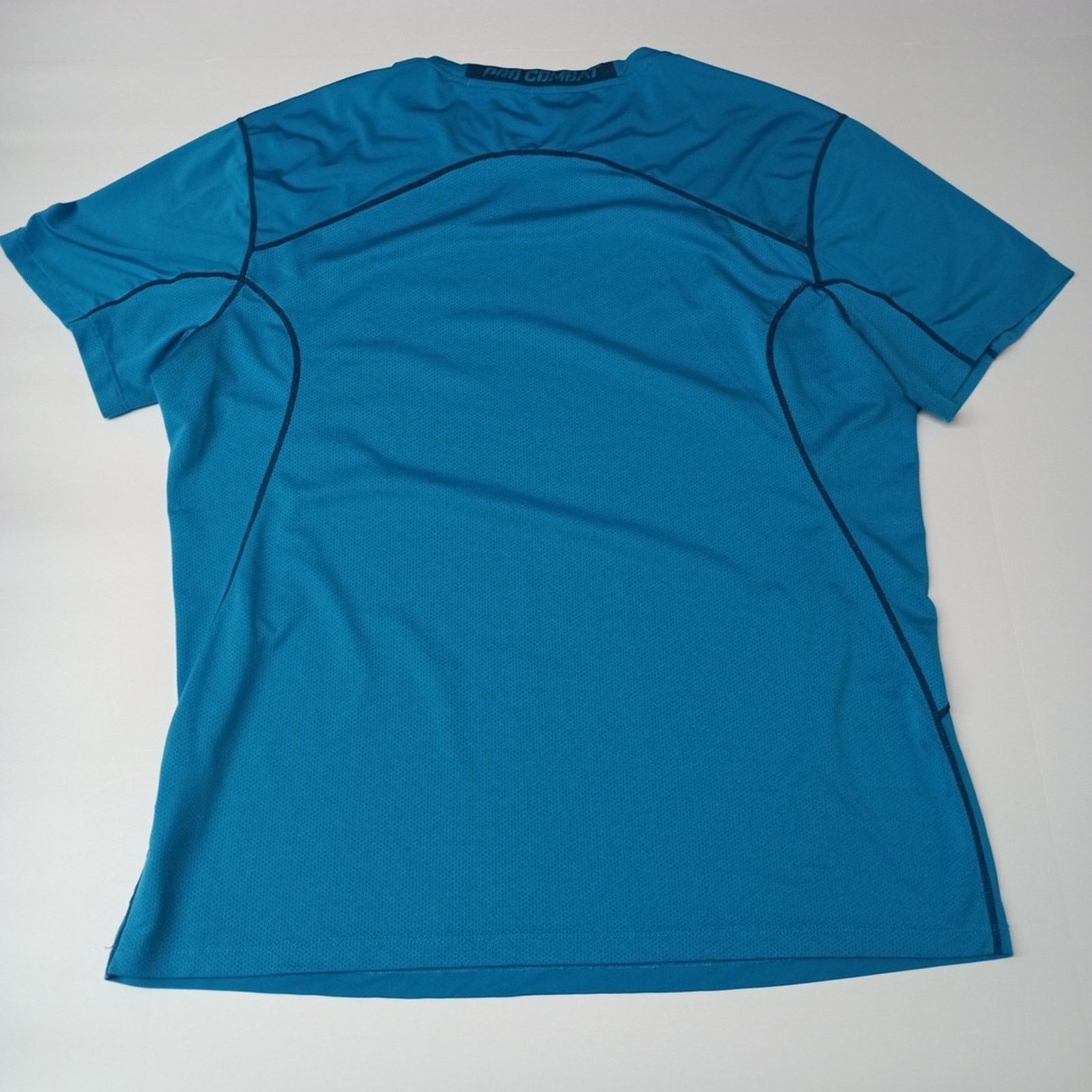 Nike Nike Pro Combat Shirt Men's 2XL Blue Dri-Fit Fitted Athletic Size US XXL / EU 58 / 5 - 8 Thumbnail