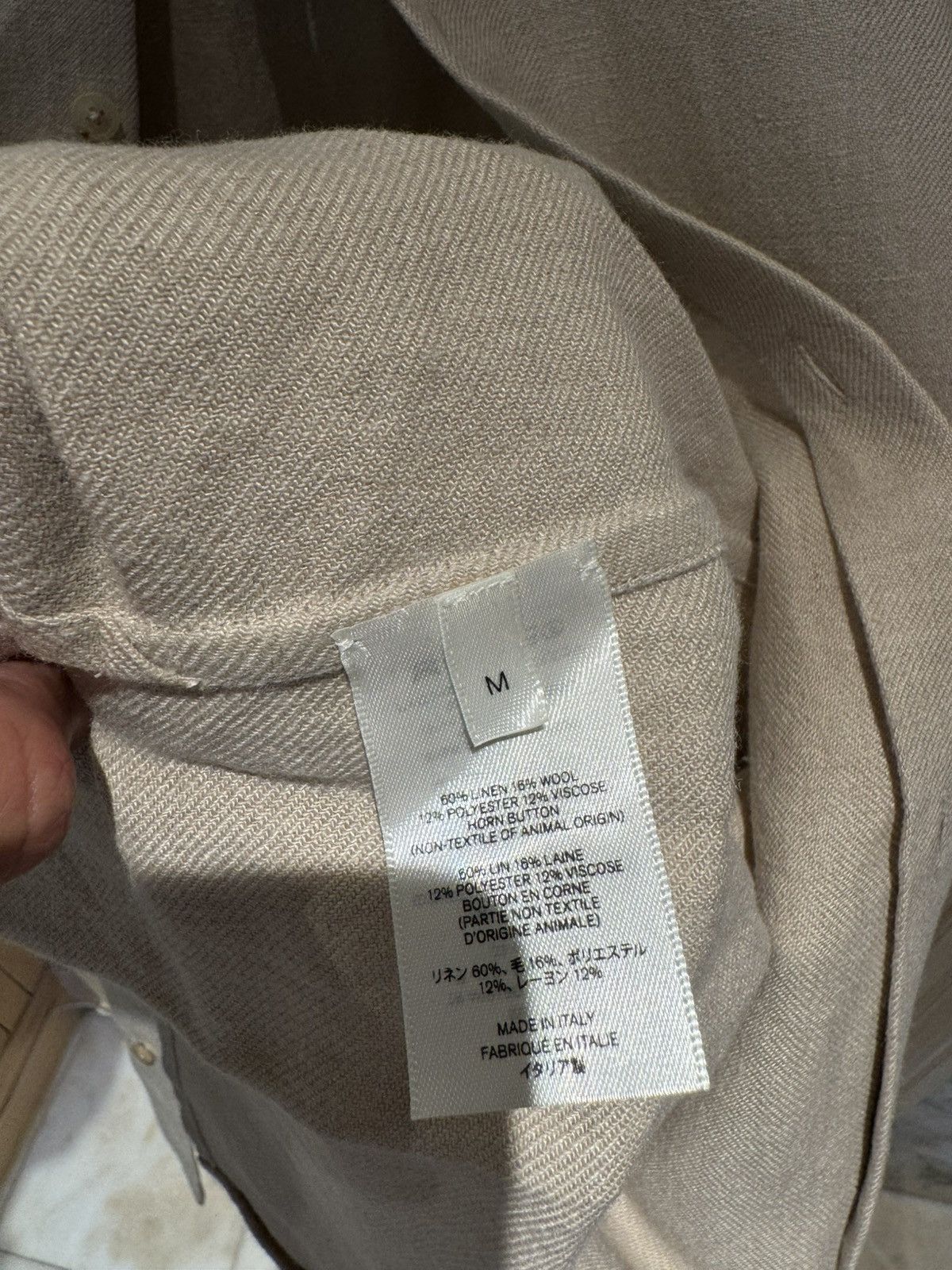 The Row The Row linen shirt Size US M / EU 48-50 / 2 - 4 Thumbnail