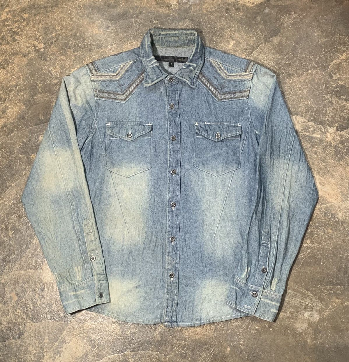 Schlussel Vintage Schlussel embroidered western shirt Size US M / EU 48-50 / 2 - 1 Thumbnail