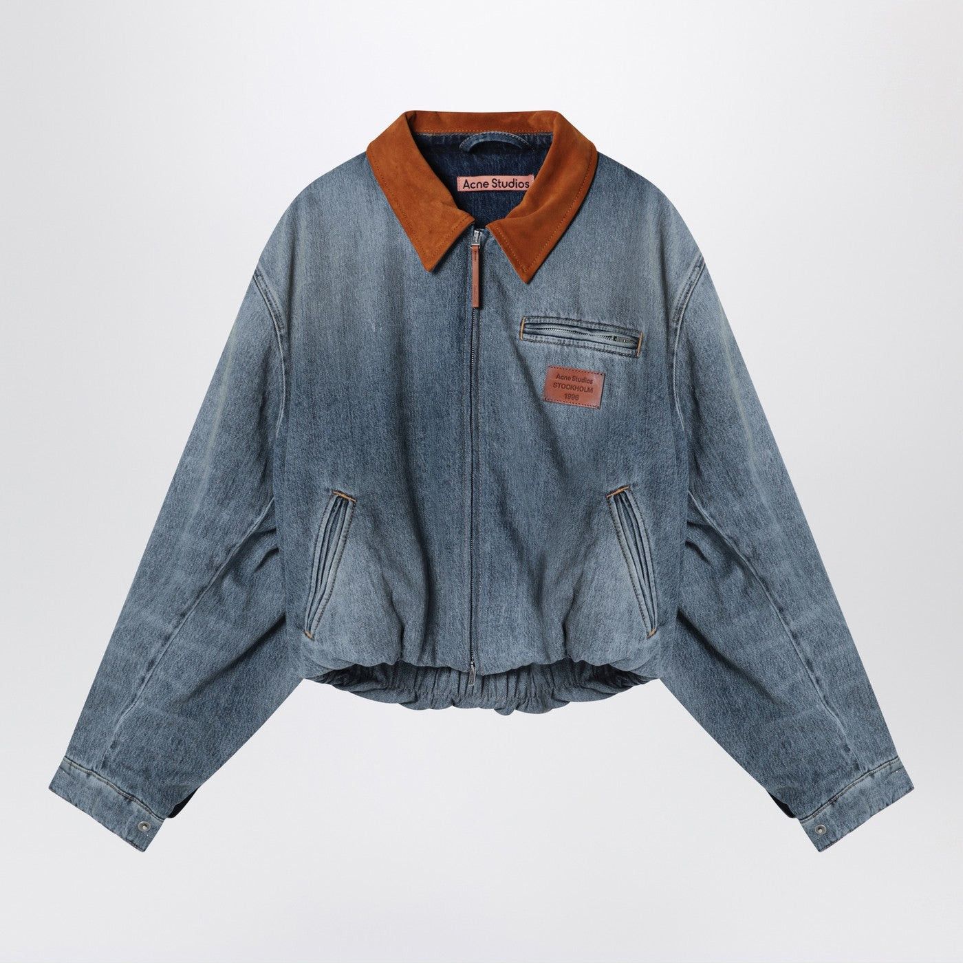 Acne Studios Acne Studios Denim Bomber Jacket Size S / US 4 / IT 40 - 1 Thumbnail