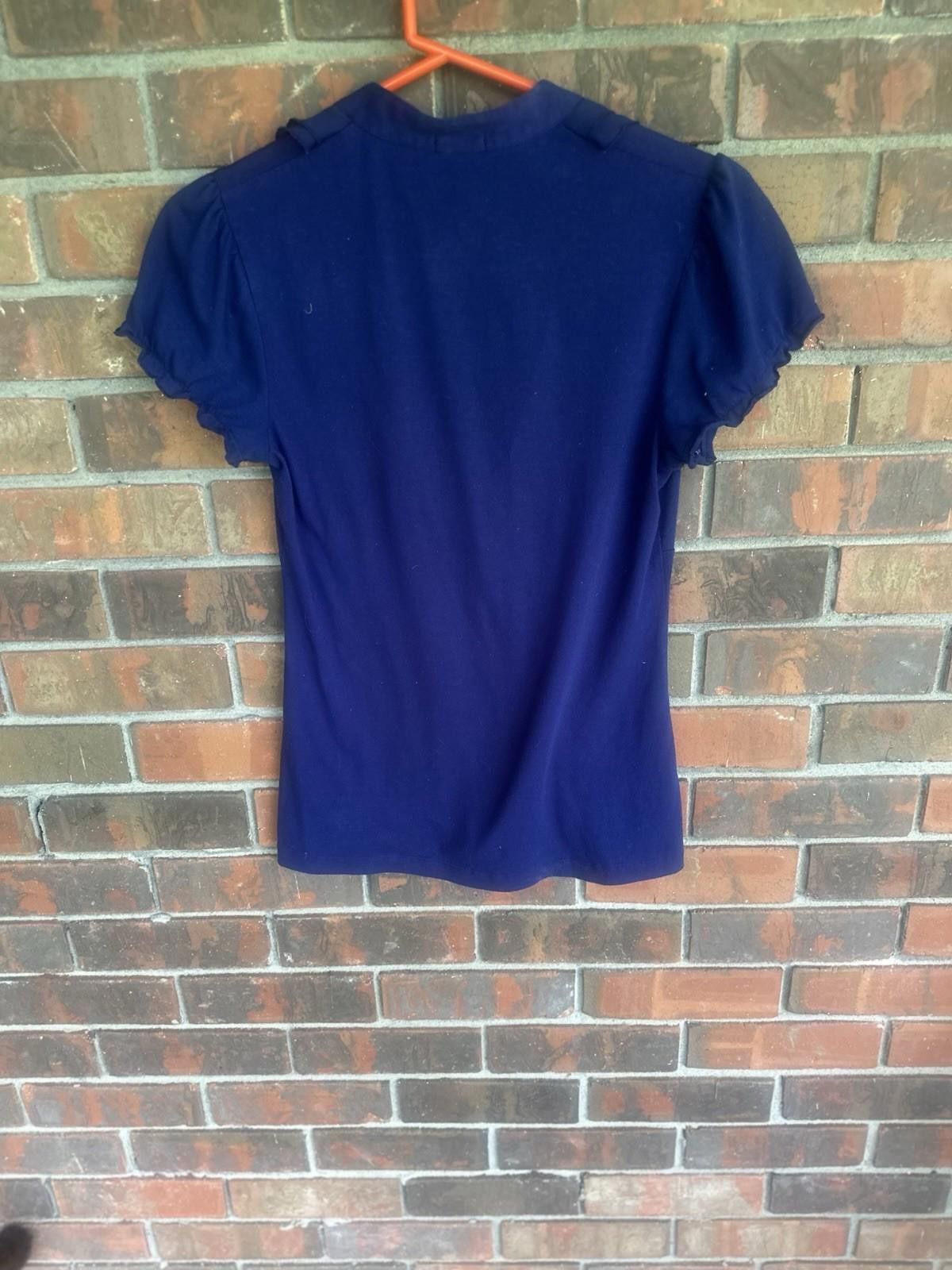 Designer vintage y2k top Maurice's Medium Blue Size M / US 6-8 / IT 42-44 - 4 Thumbnail