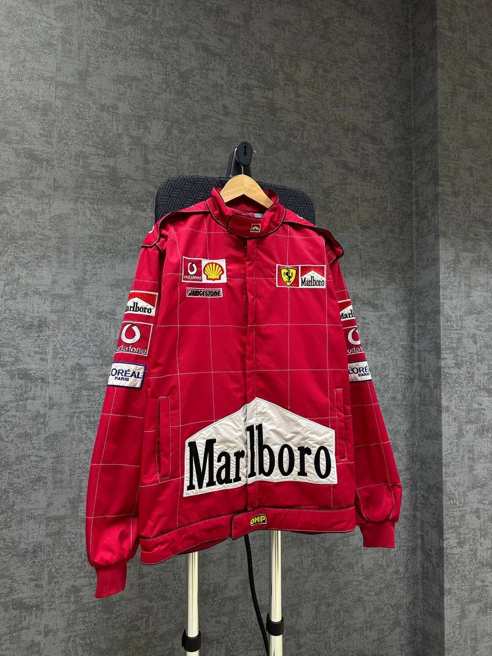 Ferrari × Vintage Vintage Ferarri Marlboro Racing Red Formula Uno Jacket Size US L / EU 52-54 / 3 - 4 Thumbnail