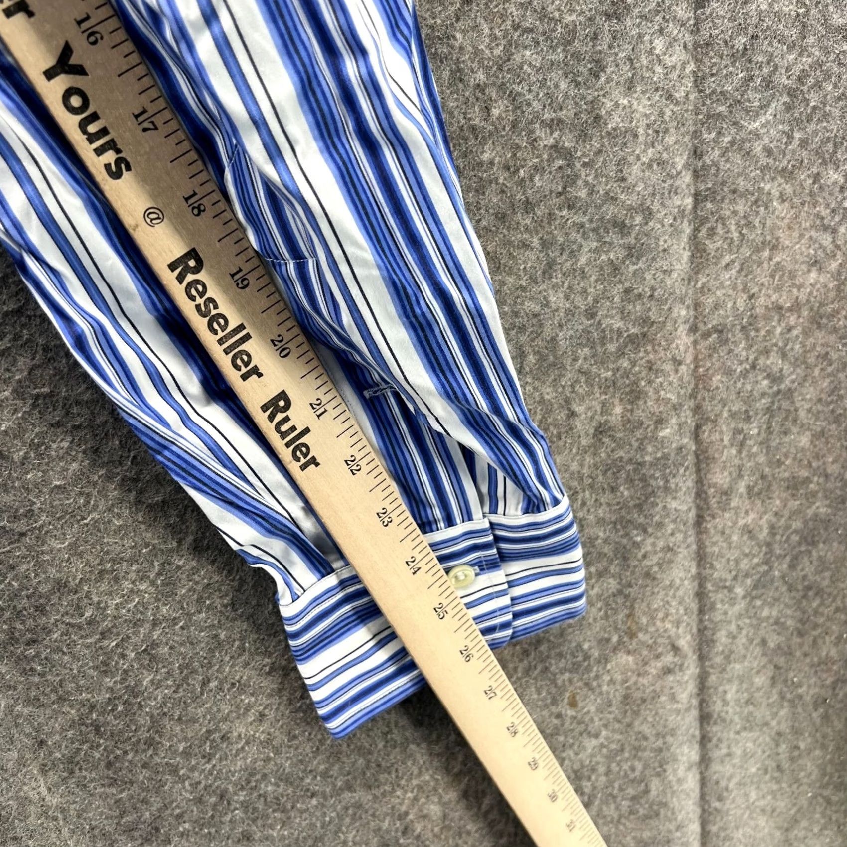 Polo Ralph Lauren VINTAGE Ralph Lauren Shirt Men XL Blue Button-Down Striped Oxford Plaid Polo Ralph Lauren Button-Up Collared Long Sleeve All Seasons Size US XL / EU 56 / 4 - 6 Thumbnail