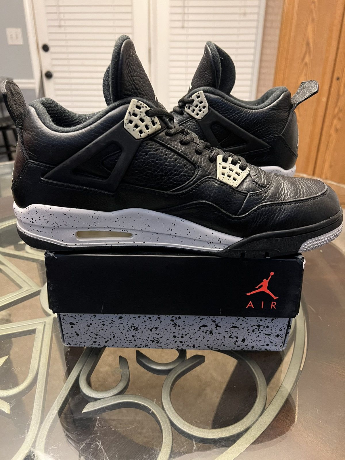 Jordan Brand Jordan 4 Retro Oreo Size US 13 / EU 46 - 9 Thumbnail