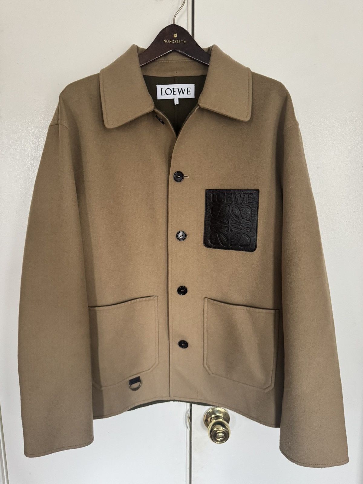 Loewe Cashmere / Wool Workwear Jacket Size US M / EU 48-50 / 2 - 1 Thumbnail