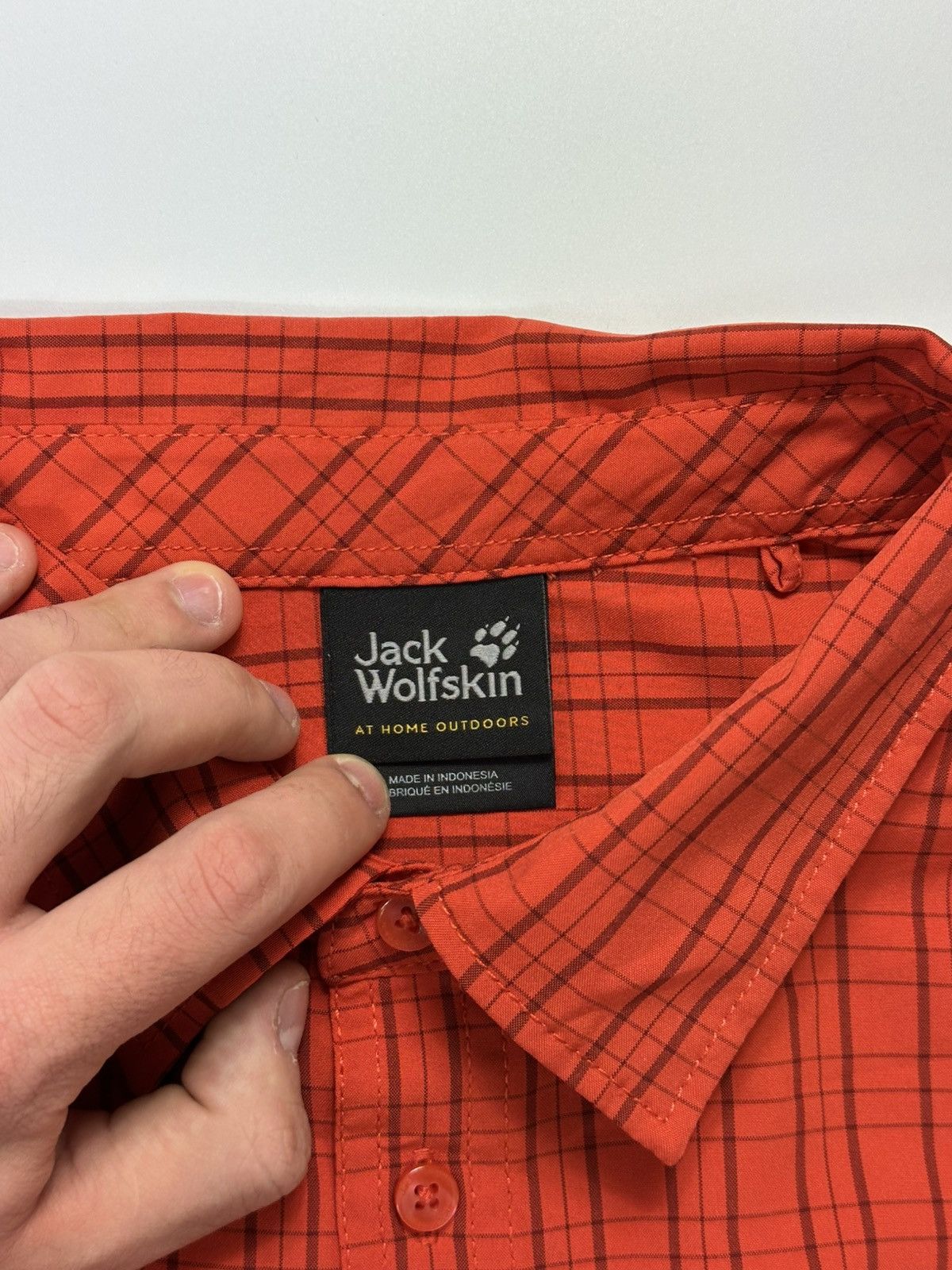 Jack Wolfskin Jack Wolfskin Outdoor Shirt Logo Men's Red Size US XL / EU 56 / 4 - 9 Thumbnail