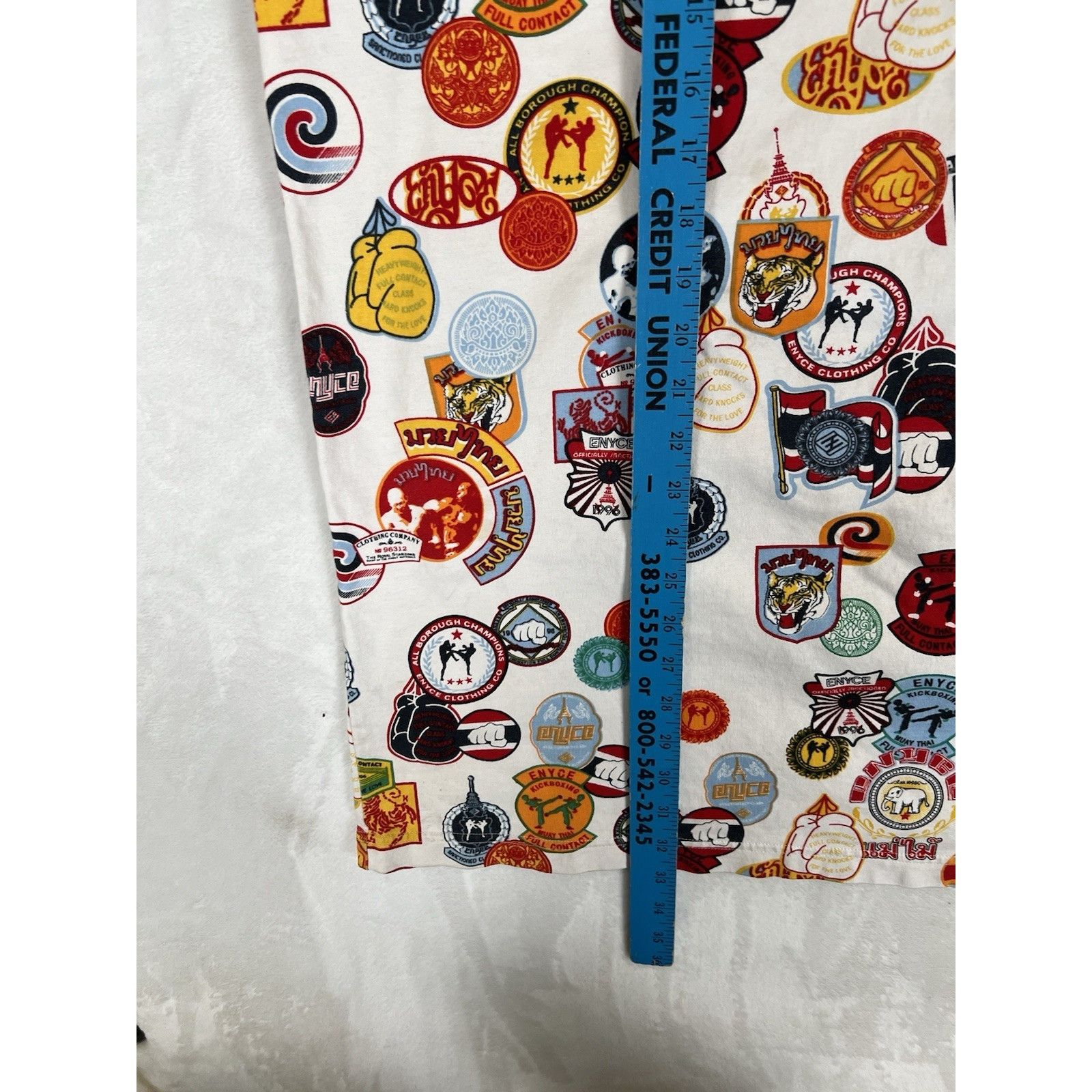 Enyce Vintage Enyce T-Shirt Y2K All Over Print Size XL Boxing Size US XL / EU 56 / 4 - 8 Thumbnail