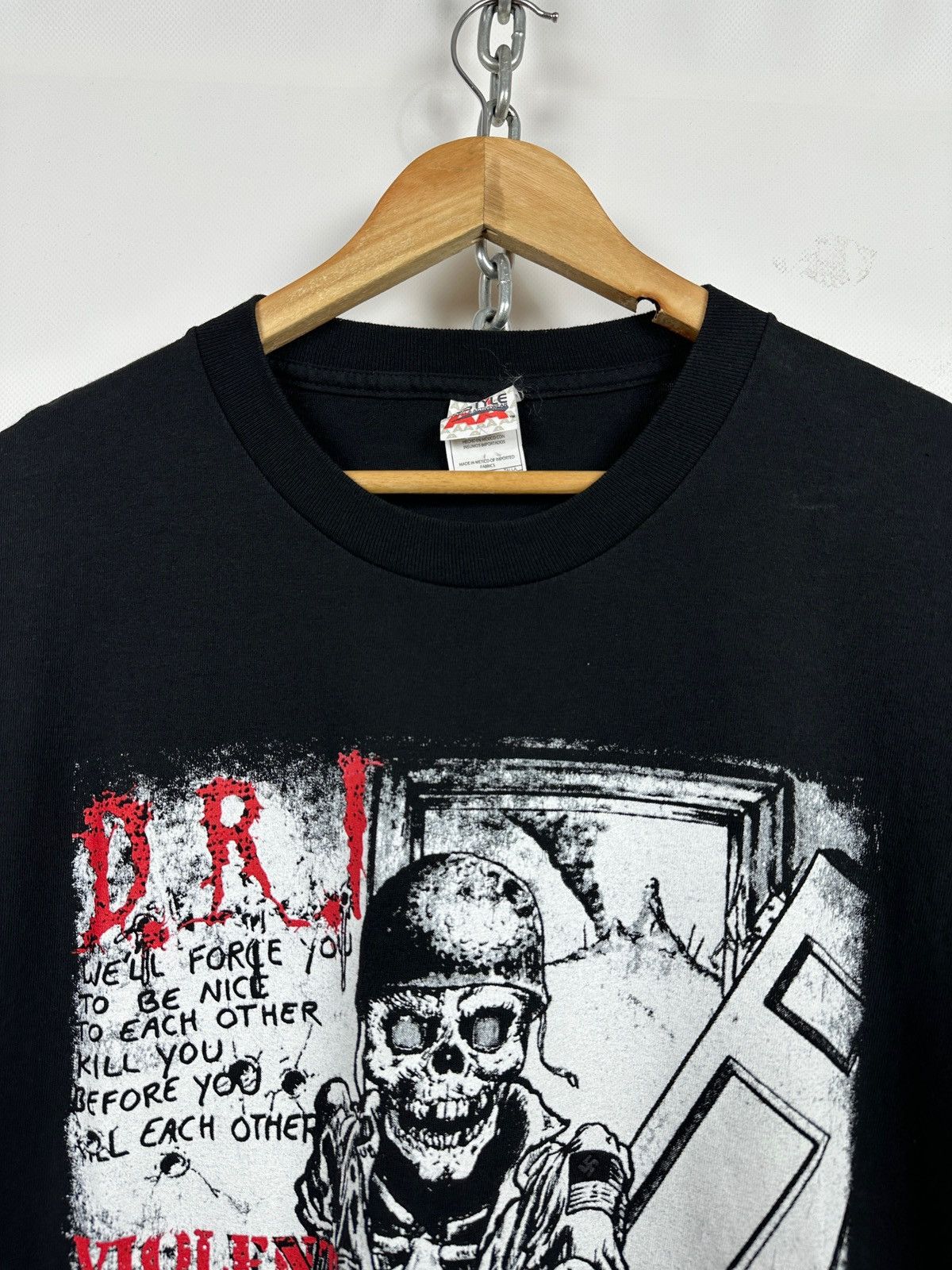 Band Tees Vintage Dirty Rotten Imbeciles D.R.I Band T-Shirt Size US L / EU 52-54 / 3 - 7 Thumbnail