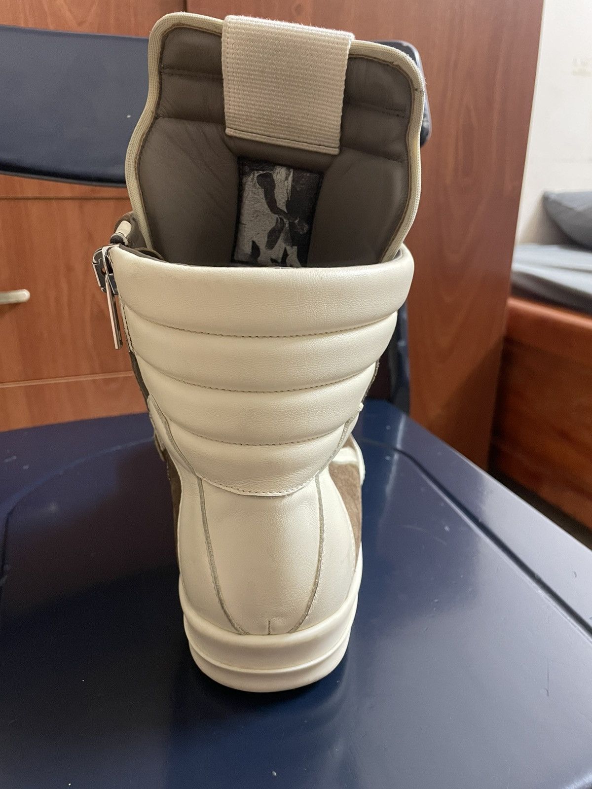 Rick Owens SS19 Rick Owens geobasket in brown suede Size US 8.5 / EU 41-42 - 3 Thumbnail