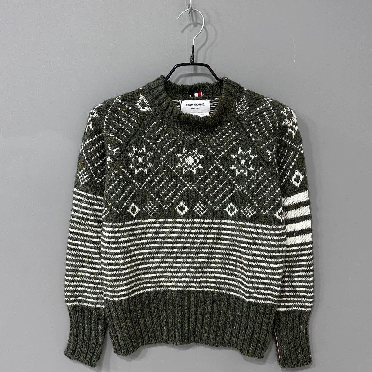 Thom Browne Thom Browne Fair Isle Sweater Size US XXS / EU 40 - 1 Thumbnail