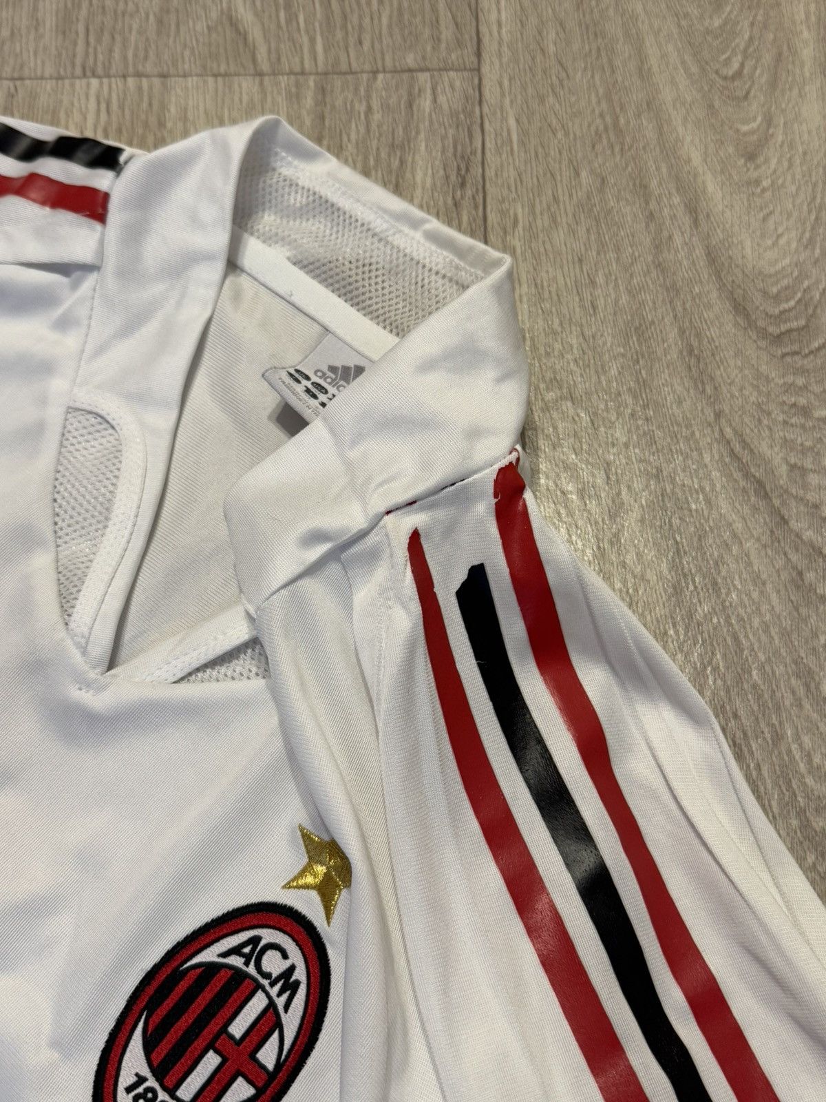 Adidas 🔷Vintage Adidas AC Milan 2004/05 Soccer jersey🔷 Size US XXL / EU 58 / 5 - 4 Thumbnail
