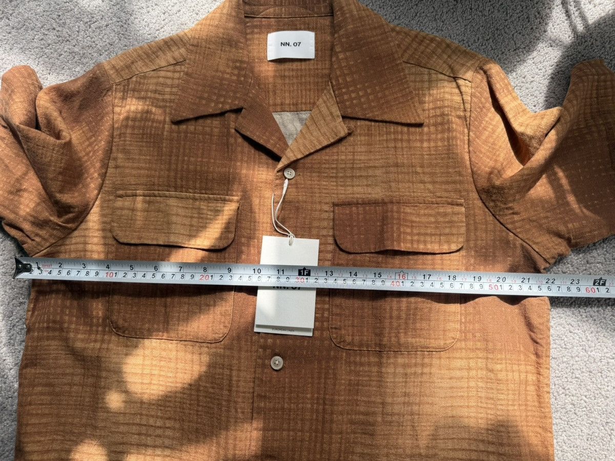 NN07 Daniel linen cotton camp collar shirt Size US M / EU 48-50 / 2 - 4 Thumbnail