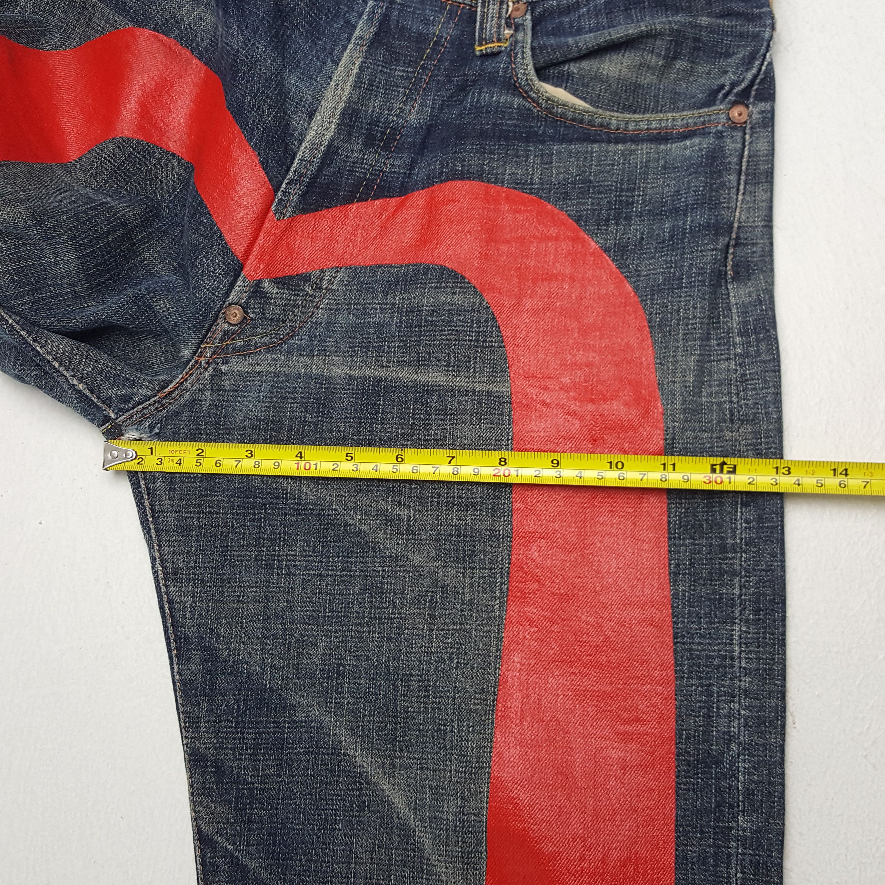 Evisu × Japanese Brand Vintage Evisu Japan Selvedge Custom Daicock Denim Jeans Size US 30 / EU 46 - 9 Thumbnail