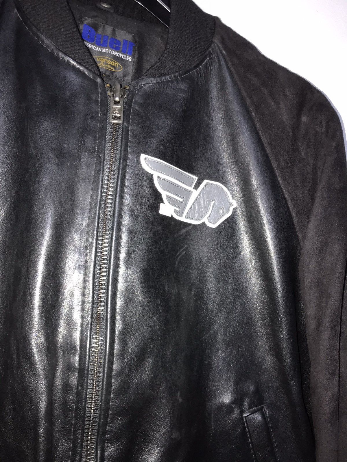 Vanson Leathers VANSON STADIUM JACKET LARGE Size US L / EU 52-54 / 3 - 3 Thumbnail