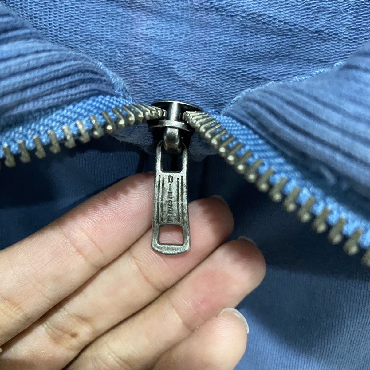 Diesel Diesel Y2K Grunge Cyber Zip-Up Jacket Blue Funnel Neck Size M / US 6-8 / IT 42-44 - 11 Thumbnail