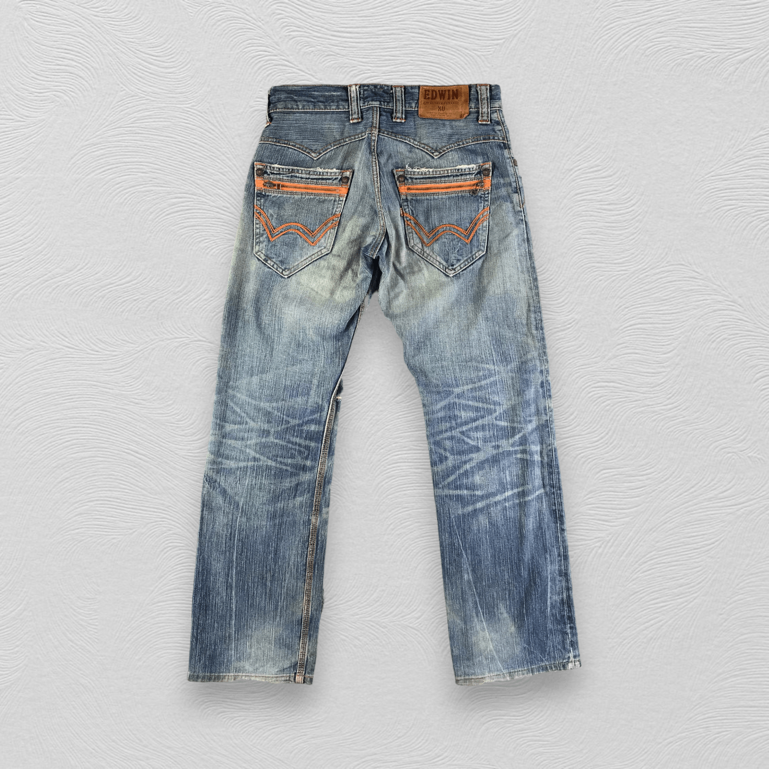 Edwin Vintage Edwin XV Jeans Distressed Denim KJ2198 Size US 30 / EU 46 - 2 Thumbnail
